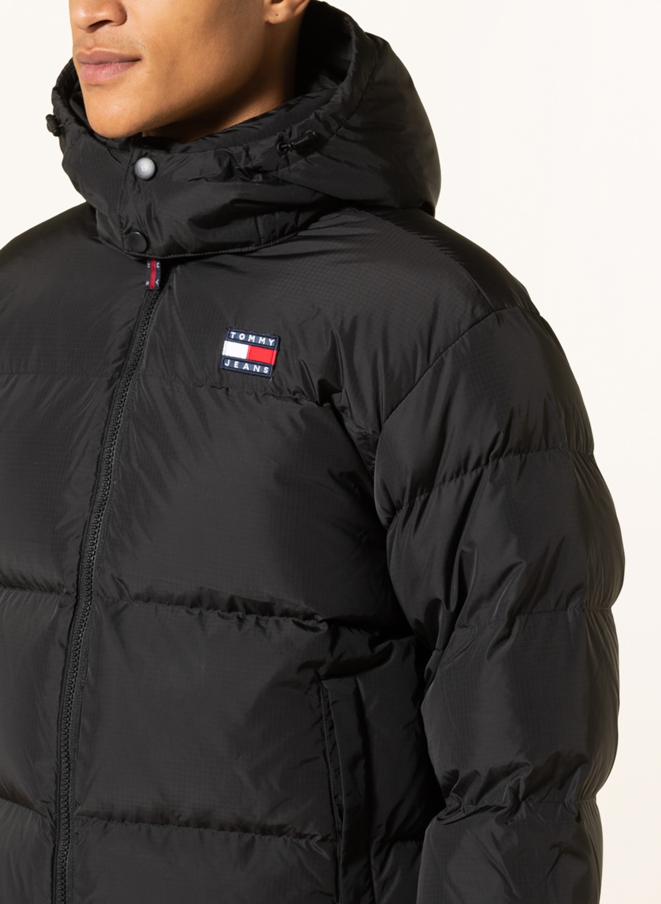 TOMMY JEANS Down jacket ALASKA with detachable hood, Color: BLACK (Image 5)
