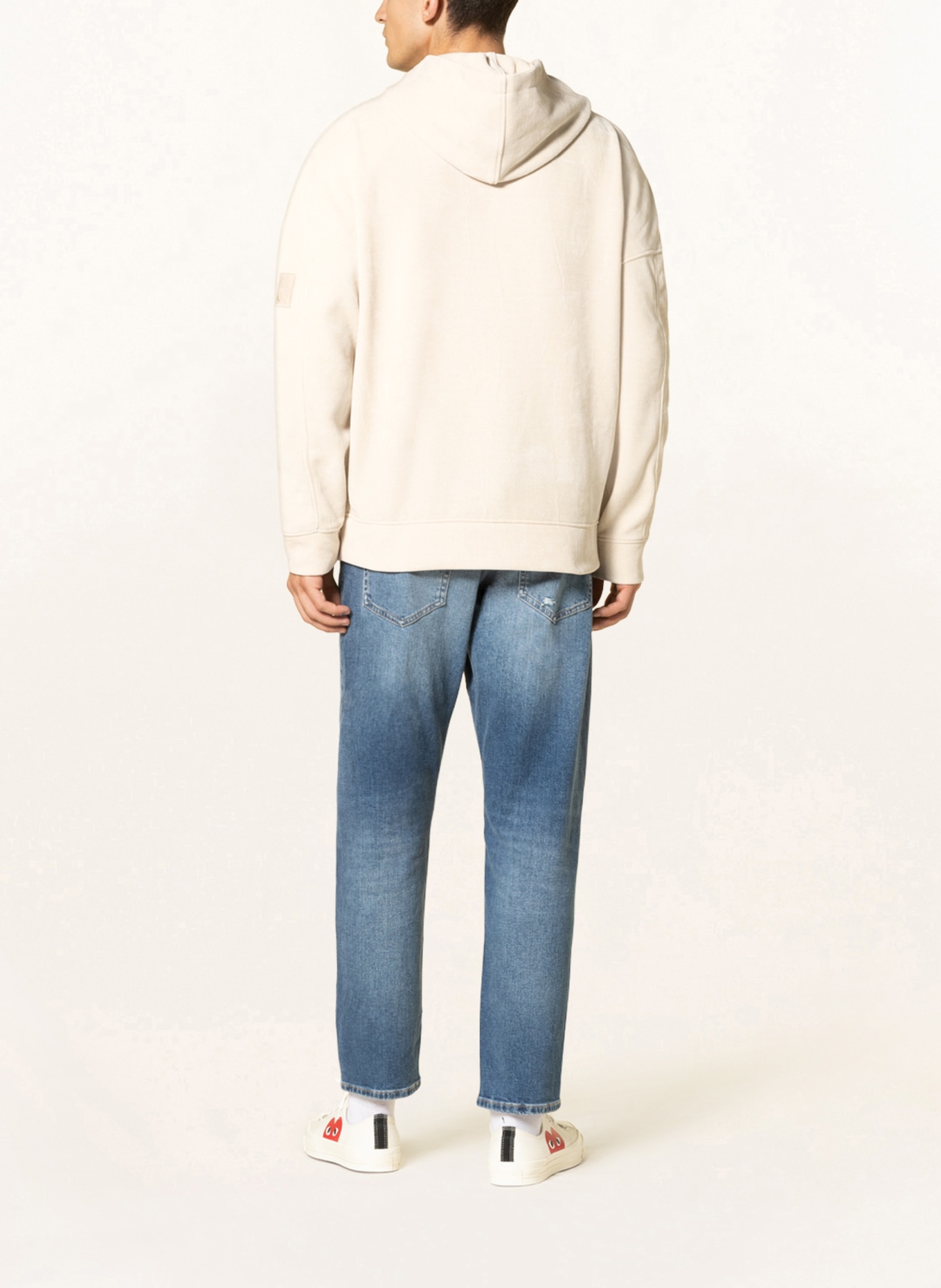 Calvin Klein Jeans Cord-Hoodie, Farbe: CREME (Bild 3)
