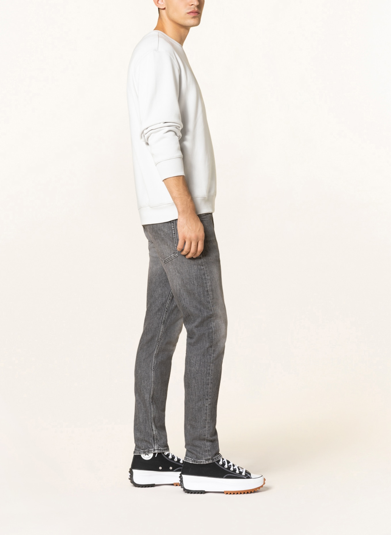 Calvin Klein Jeans Jeans Slim Tapered Fit, Farbe: 1BZ DENIM GREY (Bild 4)
