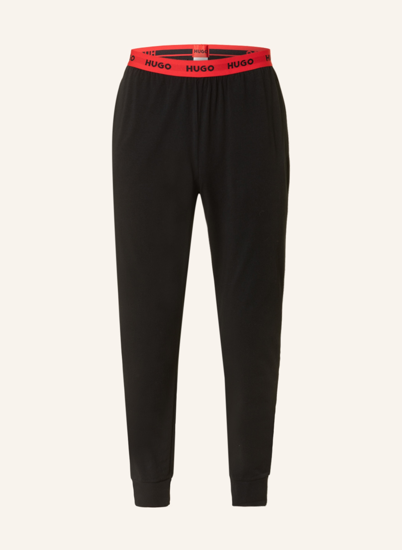 HUGO Pajama pants LINKED , Color: BLACK (Image 1)