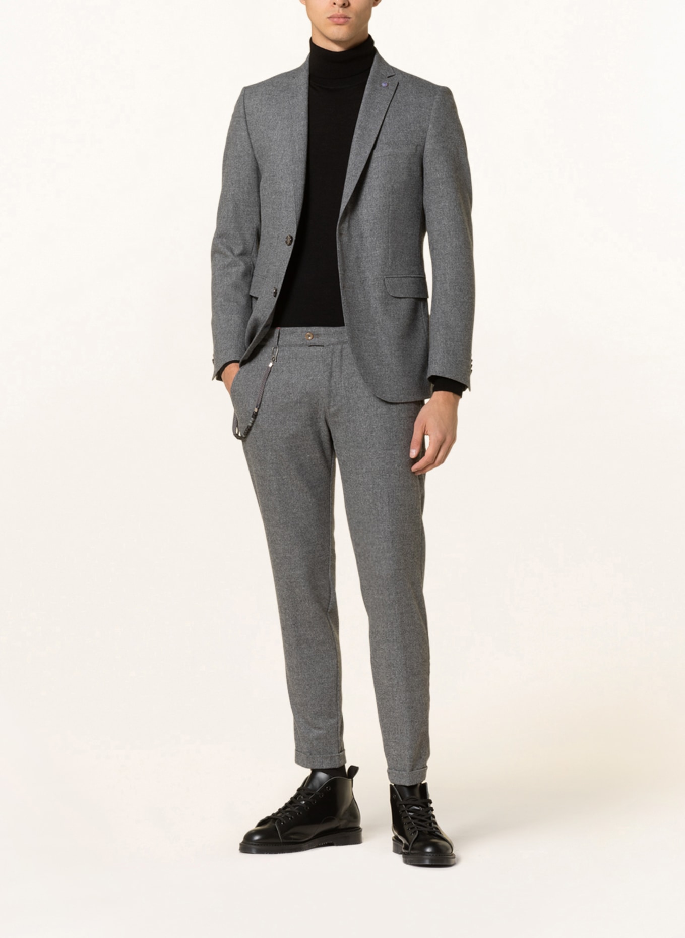 CG - CLUB of GENTS Suit trousers CG CAMERON extra slim fit, Color: 83 GRAU DUNKEL (Image 2)