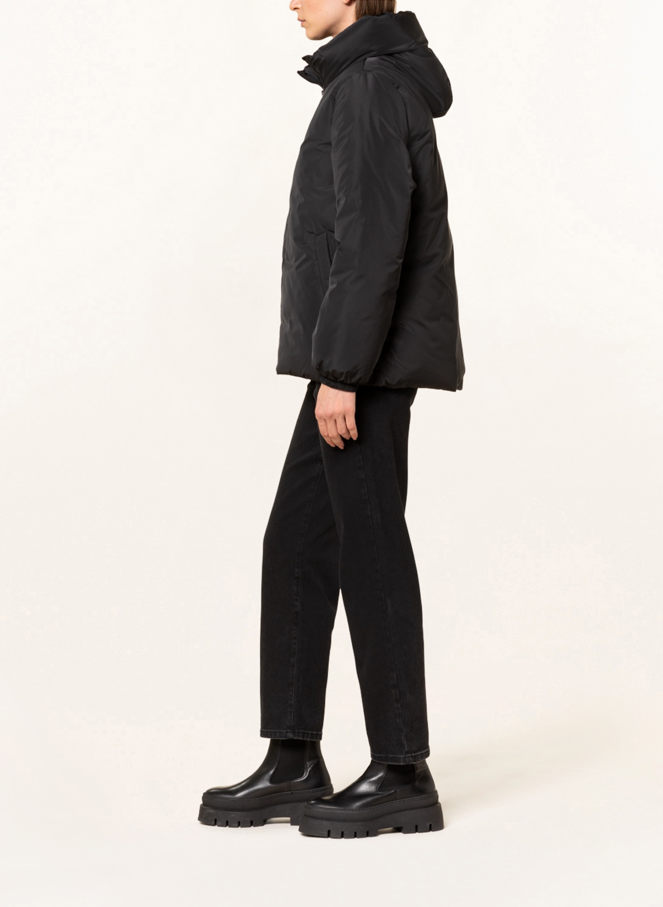 MSCH COPENHAGEN Quilted jacket, Color: BLACK (Image 4)
