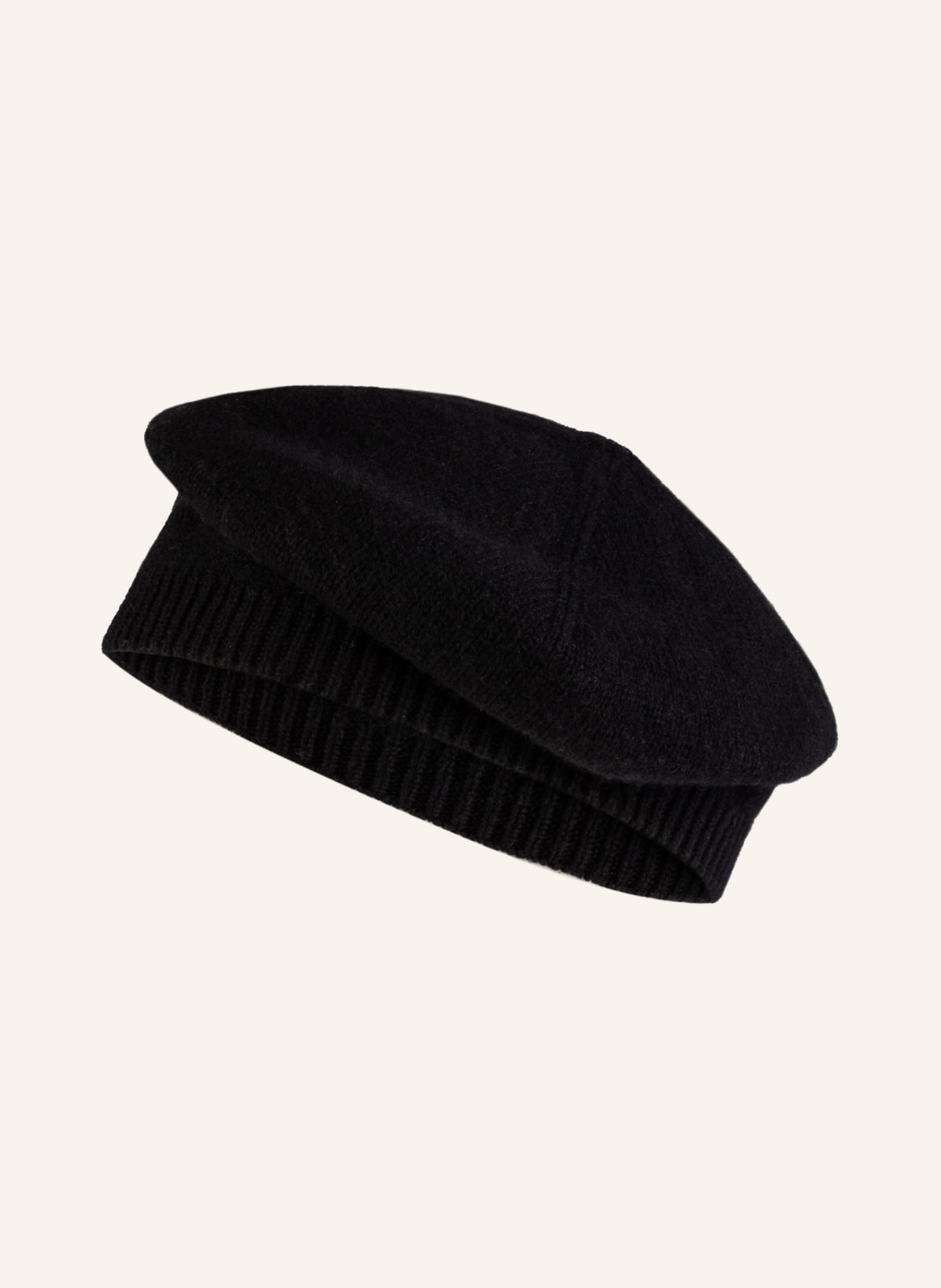S.MARLON Cashmere hat, Color: BLACK (Image 1)