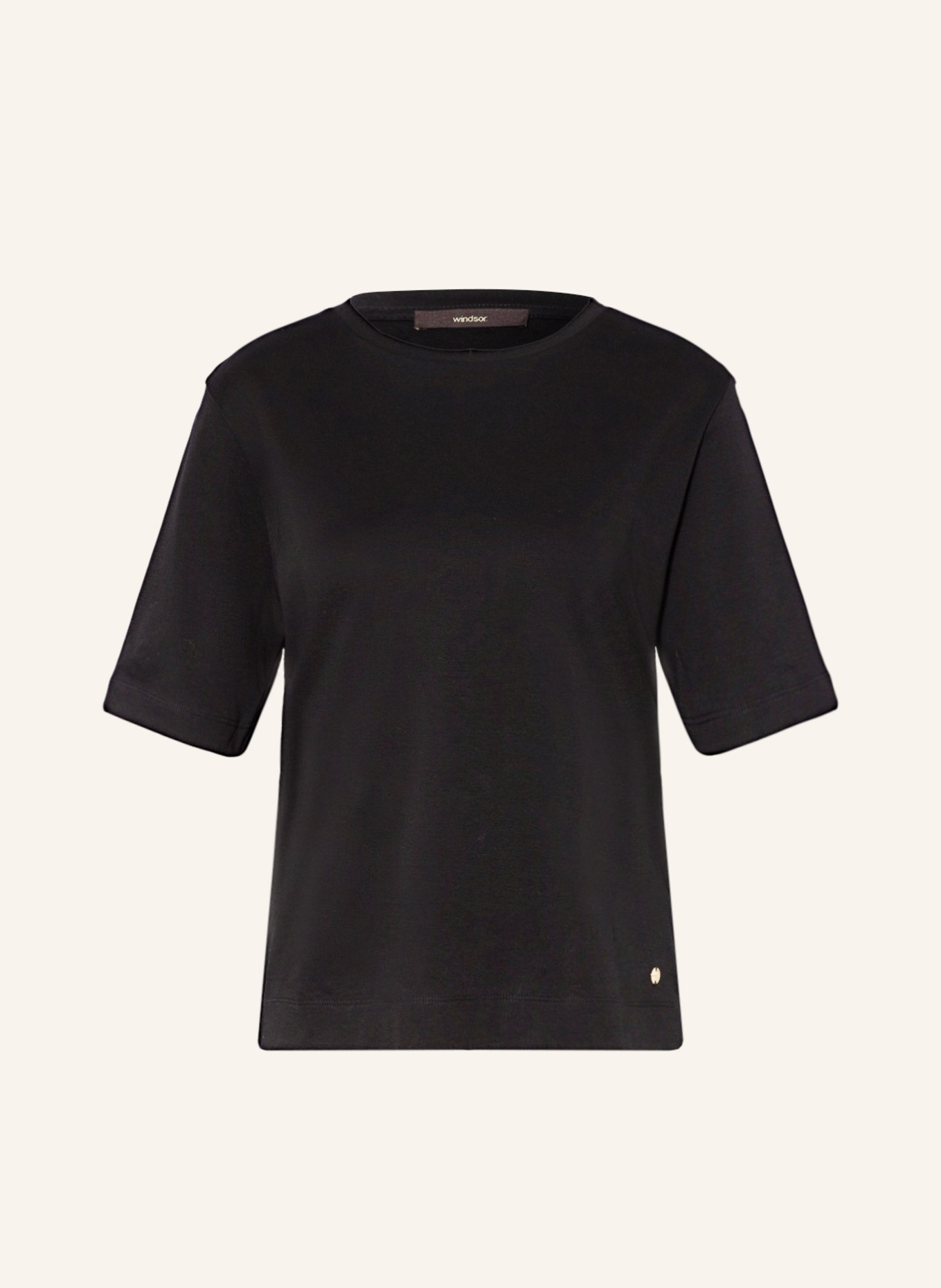 windsor. T-shirt, Color: BLACK (Image 1)