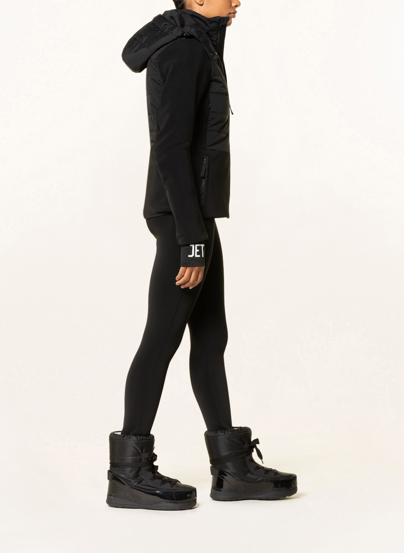 JET SET Softshell ski jacket MIA, Color: BLACK (Image 4)