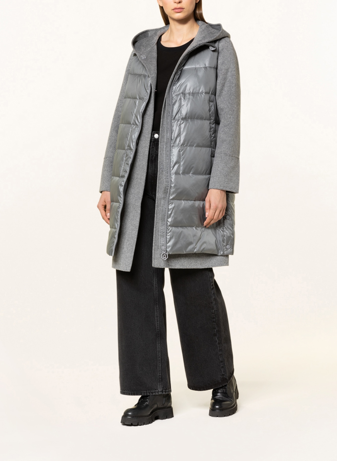 HOX 2-in-1 coat, Color: GRAY (Image 2)