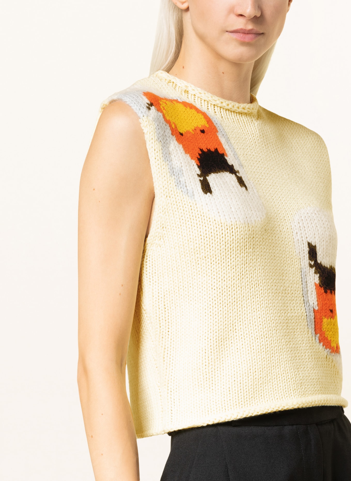 JW ANDERSON Sweater vest, Color: YELLOW (Image 4)