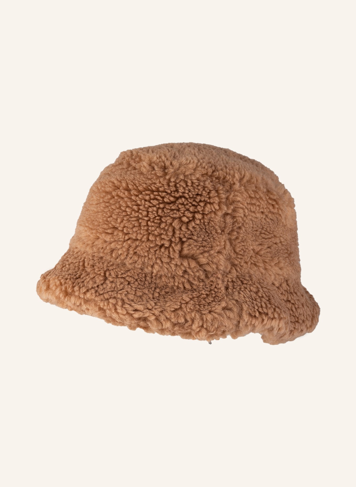 STAND STUDIO Bucket-Hat aus Teddyfell, Farbe: CAMEL (Bild 2)