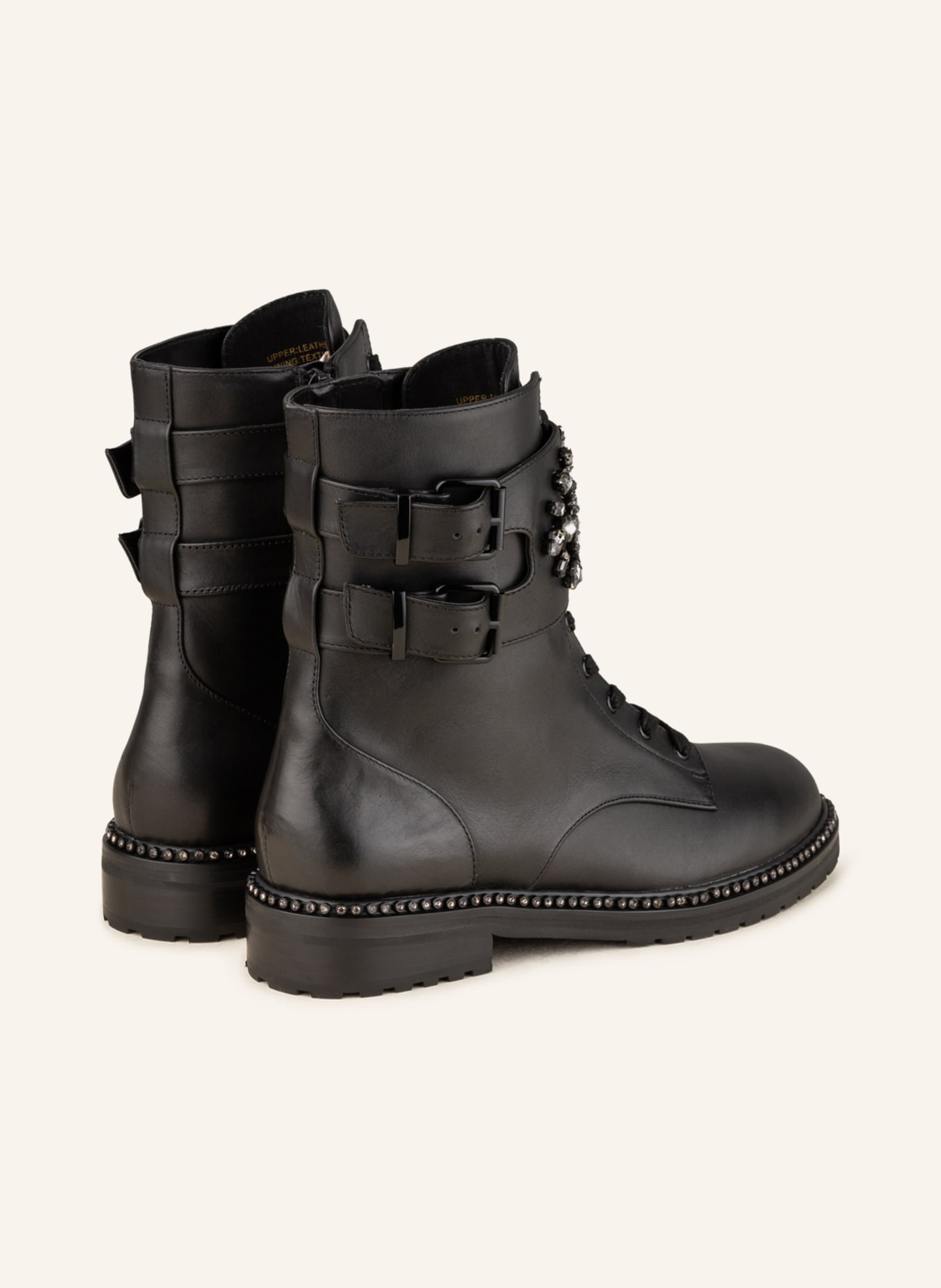 KURT GEIGER Lace-up boots STOOP, Color: BLACK (Image 2)