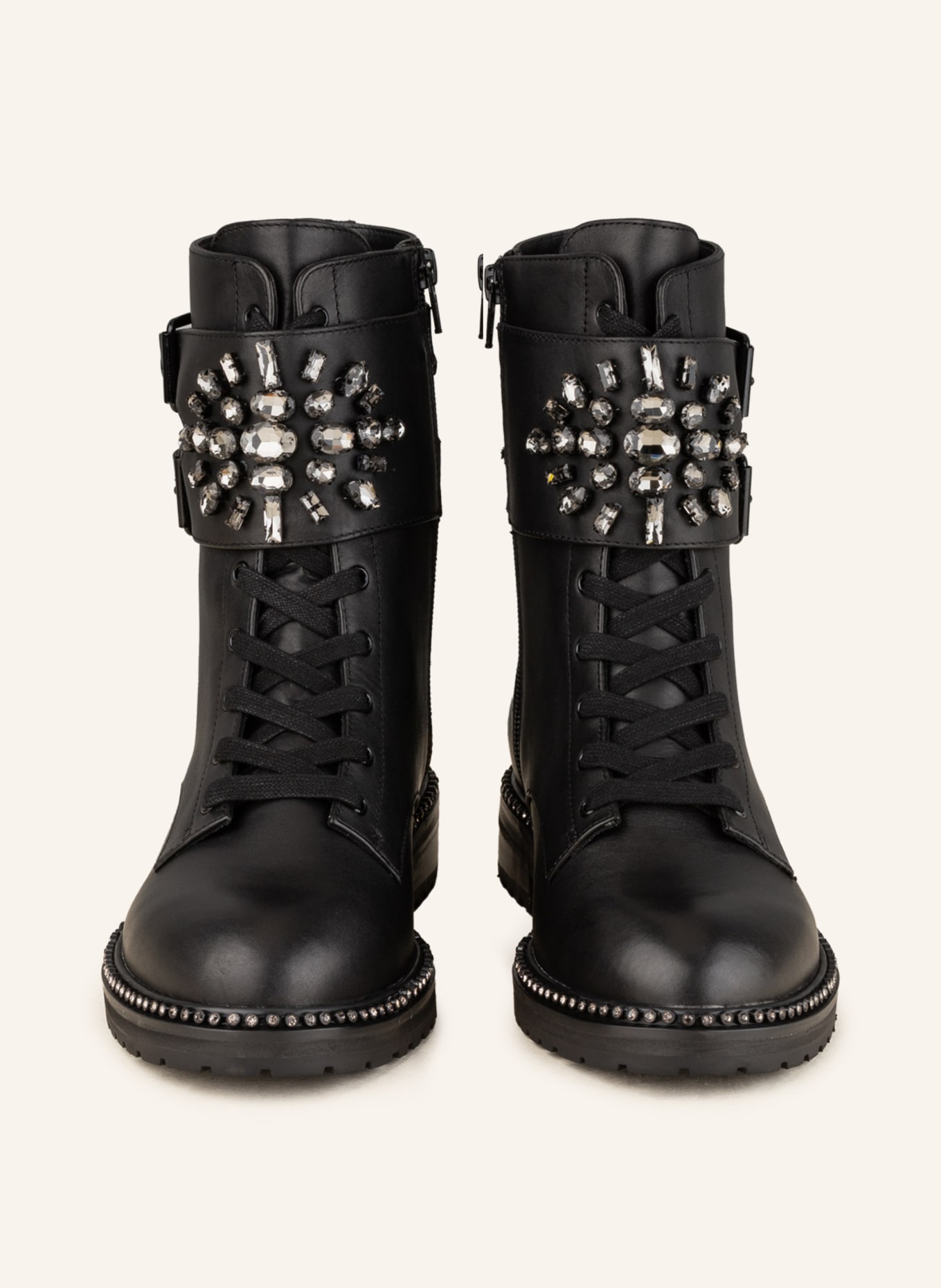 KURT GEIGER Lace-up boots STOOP, Color: BLACK (Image 3)