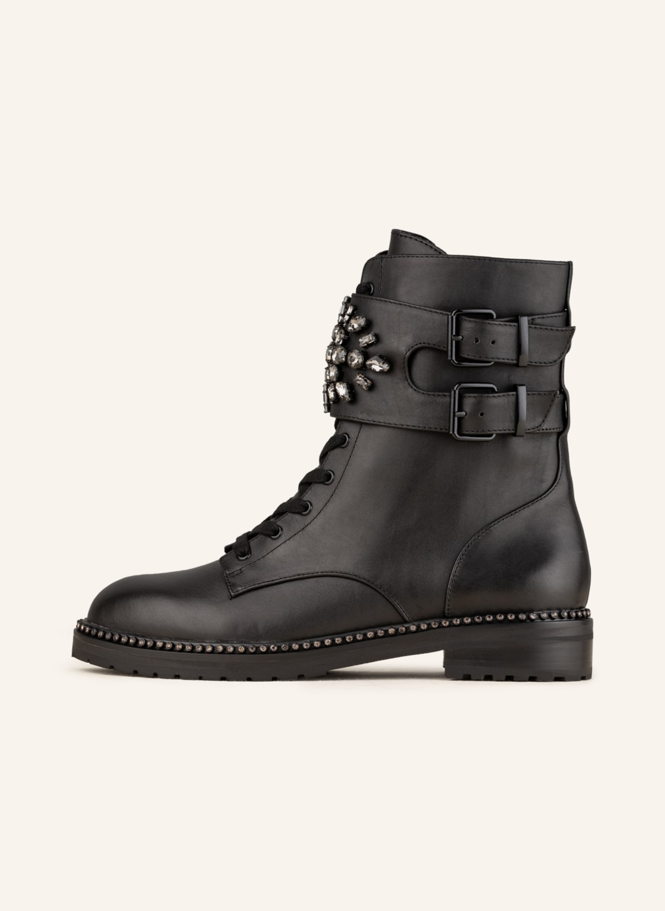 KURT GEIGER Lace-up boots STOOP, Color: BLACK (Image 4)