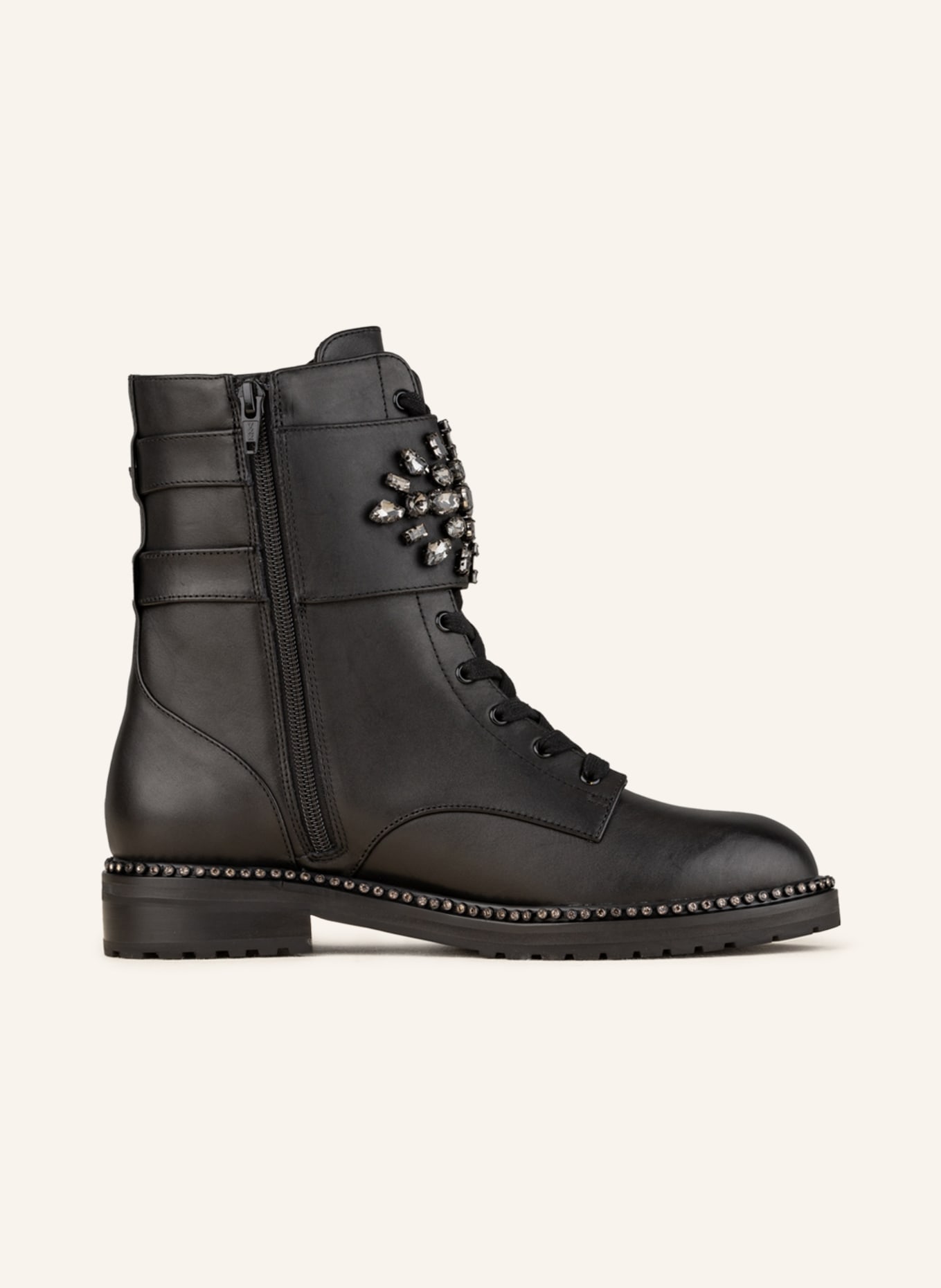KURT GEIGER Lace-up boots STOOP, Color: BLACK (Image 5)