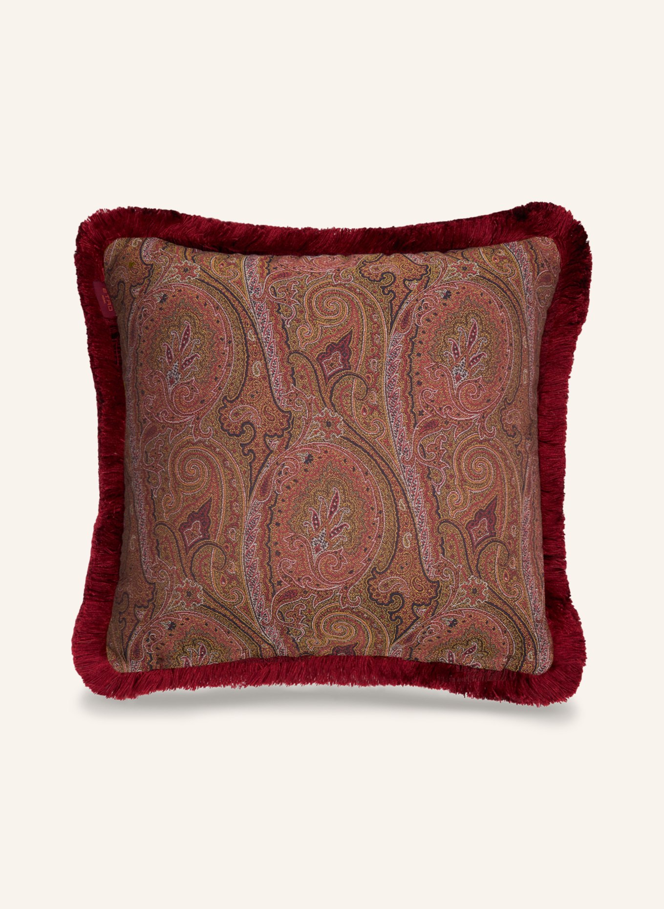 ETRO Home Decorative cushion, Color: DARK RED (Image 2)