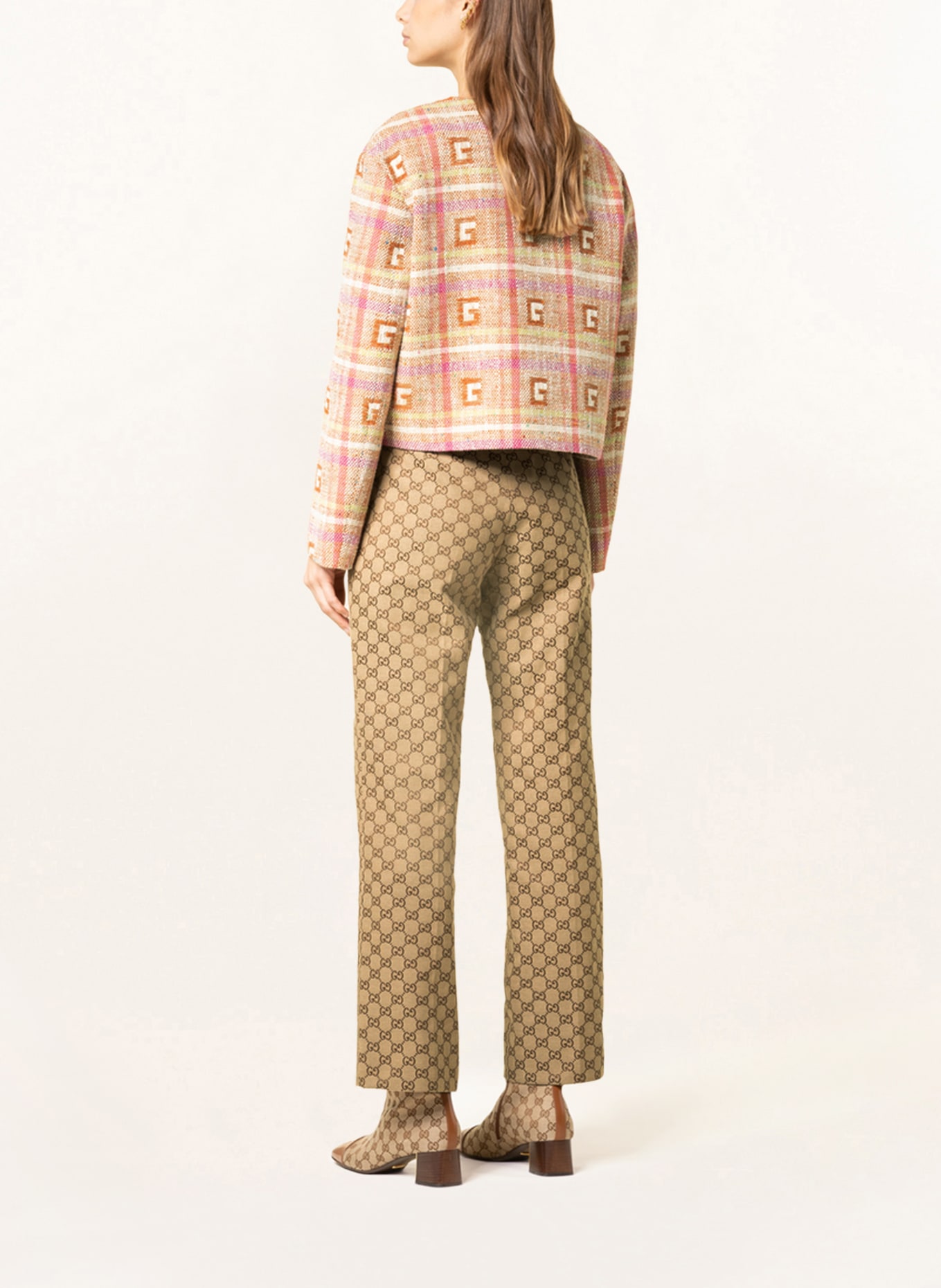 GUCCI Tweed blazers, Color: CAMEL/ CREAM/ ROSE (Image 3)