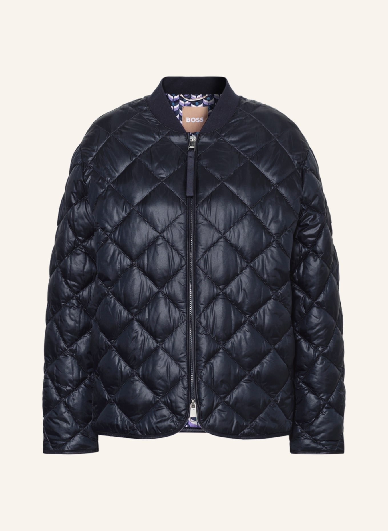 Hugo boss quilted leather jacket clearance