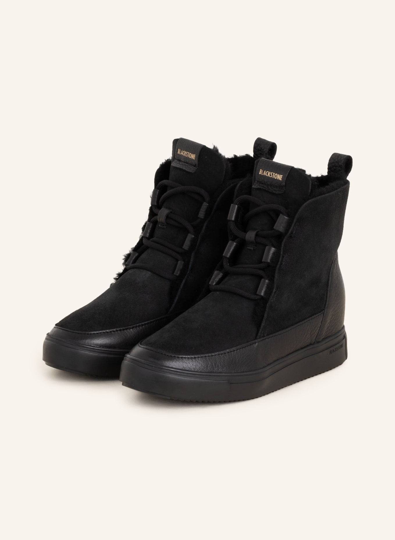 BLACKSTONE Lace-up boots, Color: BLACK (Image 1)