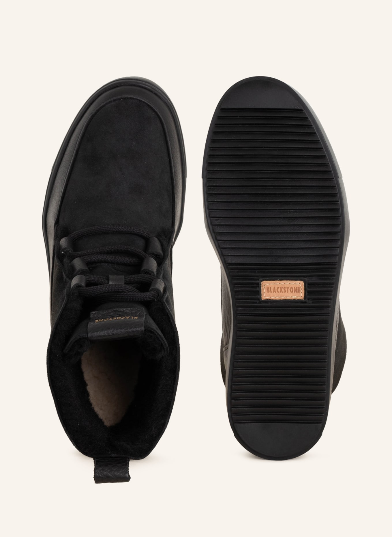 BLACKSTONE Šněrovací boty, Barva: ČERNÁ (Obrázek 5)