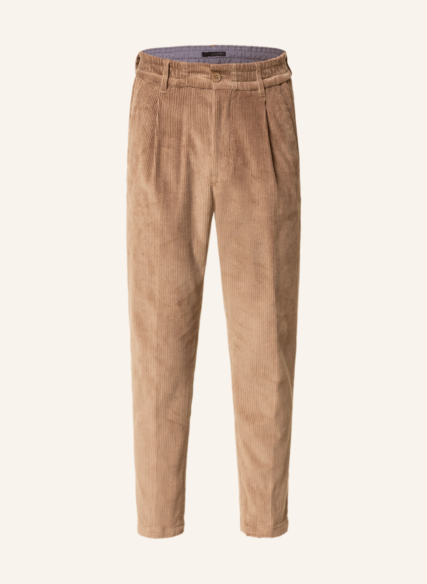 DRYKORN Corduroy chinos CHASY relaxed fit, Color: 1400 braun (Image 1)
