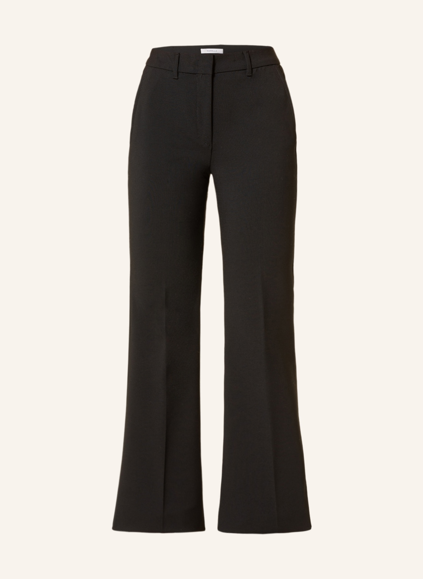 MARELLA Wide leg trousers GENNAIO, Color: BLACK (Image 1)