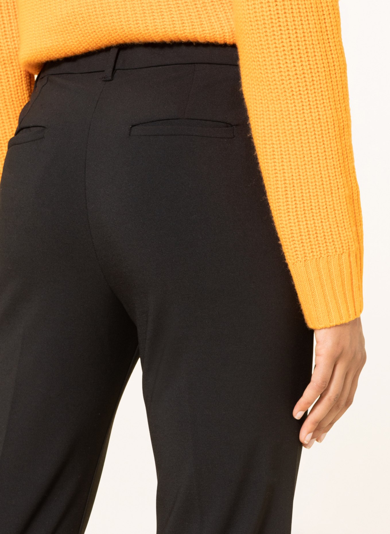 MARELLA Wide leg trousers GENNAIO, Color: BLACK (Image 5)