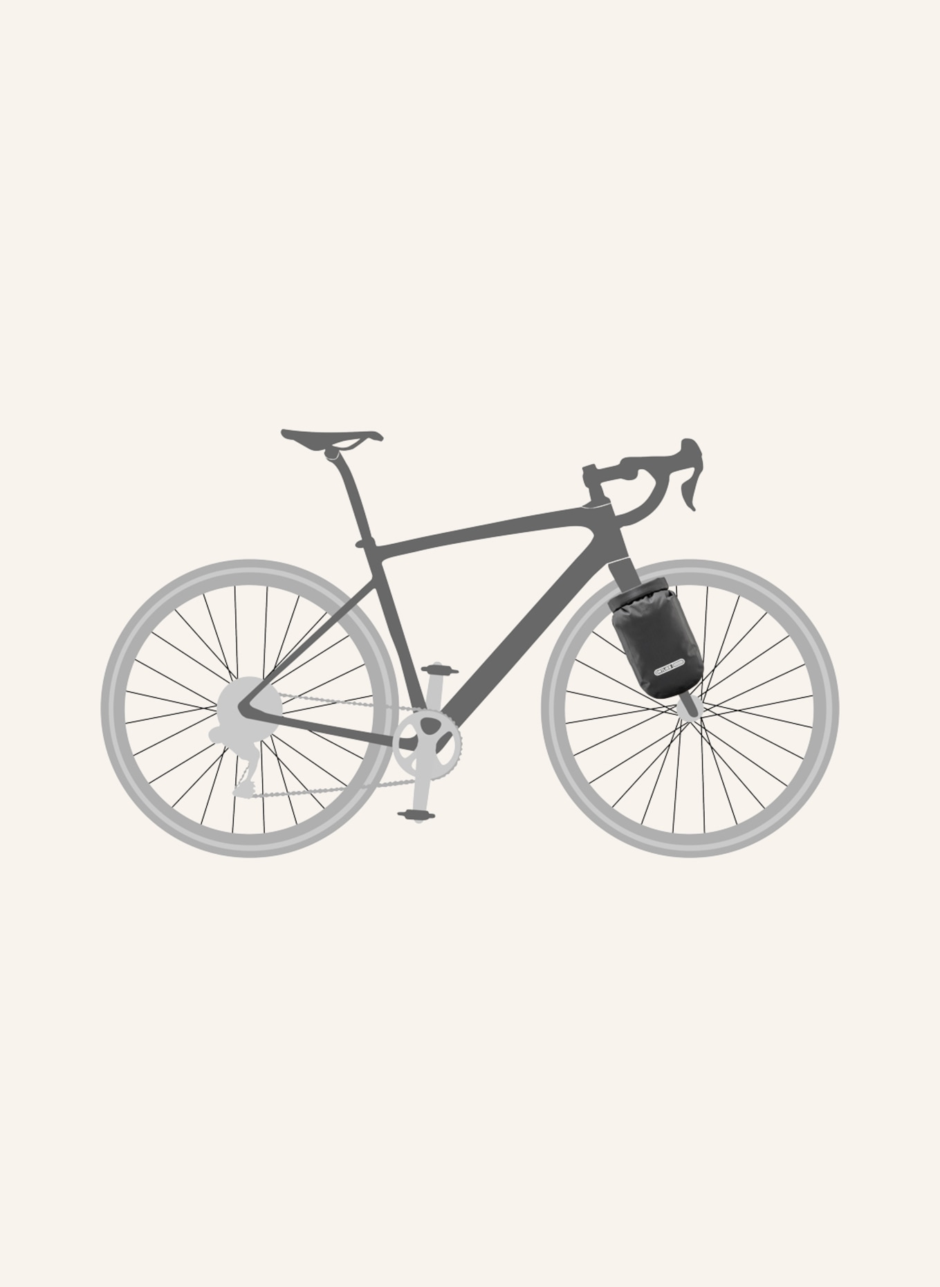 ORTLIEB Fahrradtasche FORK-PACK 4,1 l, Farbe: SCHWARZ (Bild 5)