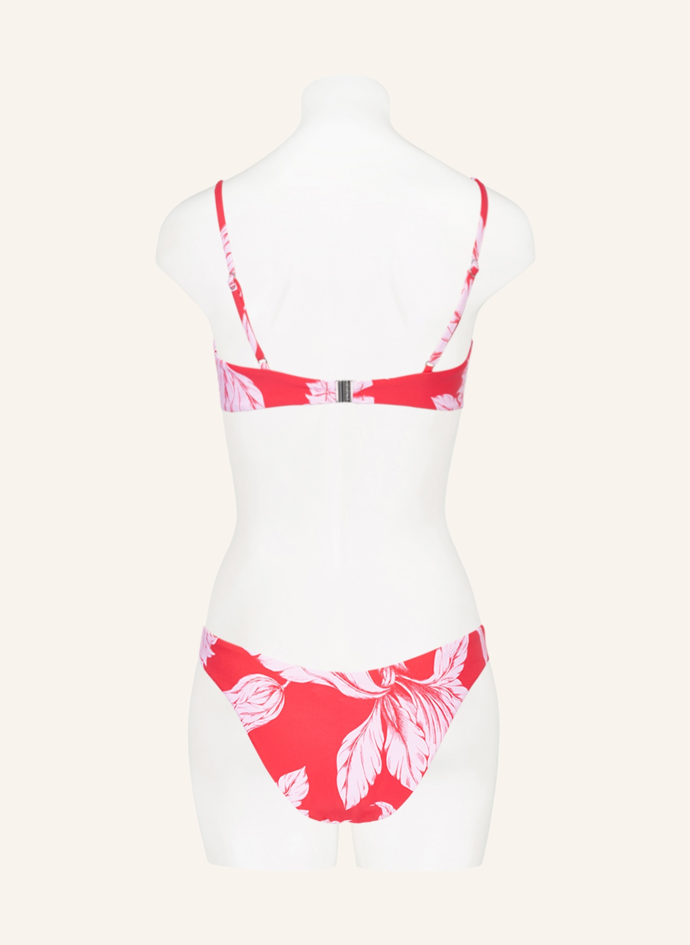 SEAFOLLY Bralette-Bikini-Top FLEUR DE BLOOM , Farbe: ROT/ HELLROSA (Bild 3)