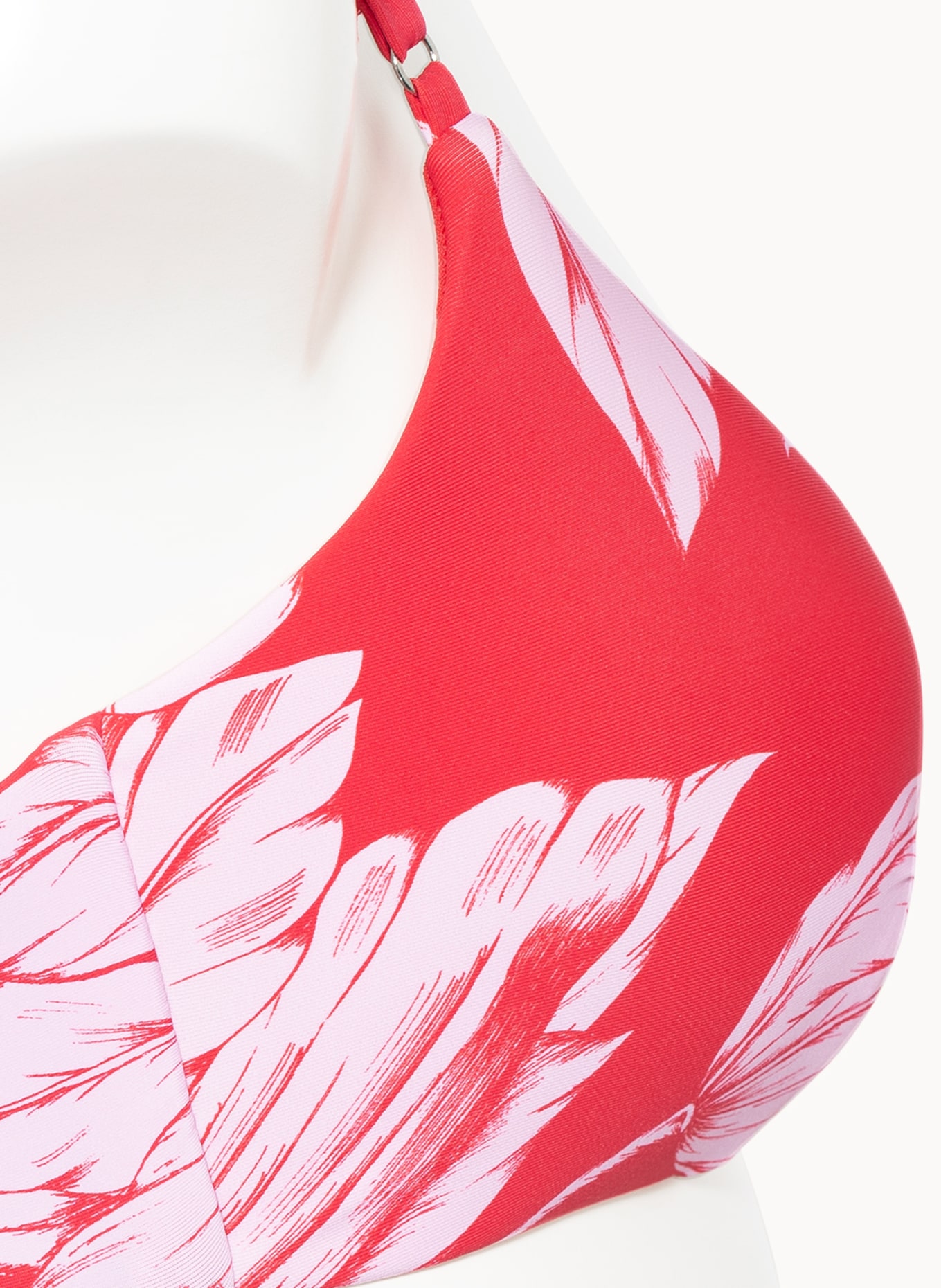 SEAFOLLY Bralette bikini top FLEUR DE BLOOM , Color: RED/ LIGHT PINK (Image 4)