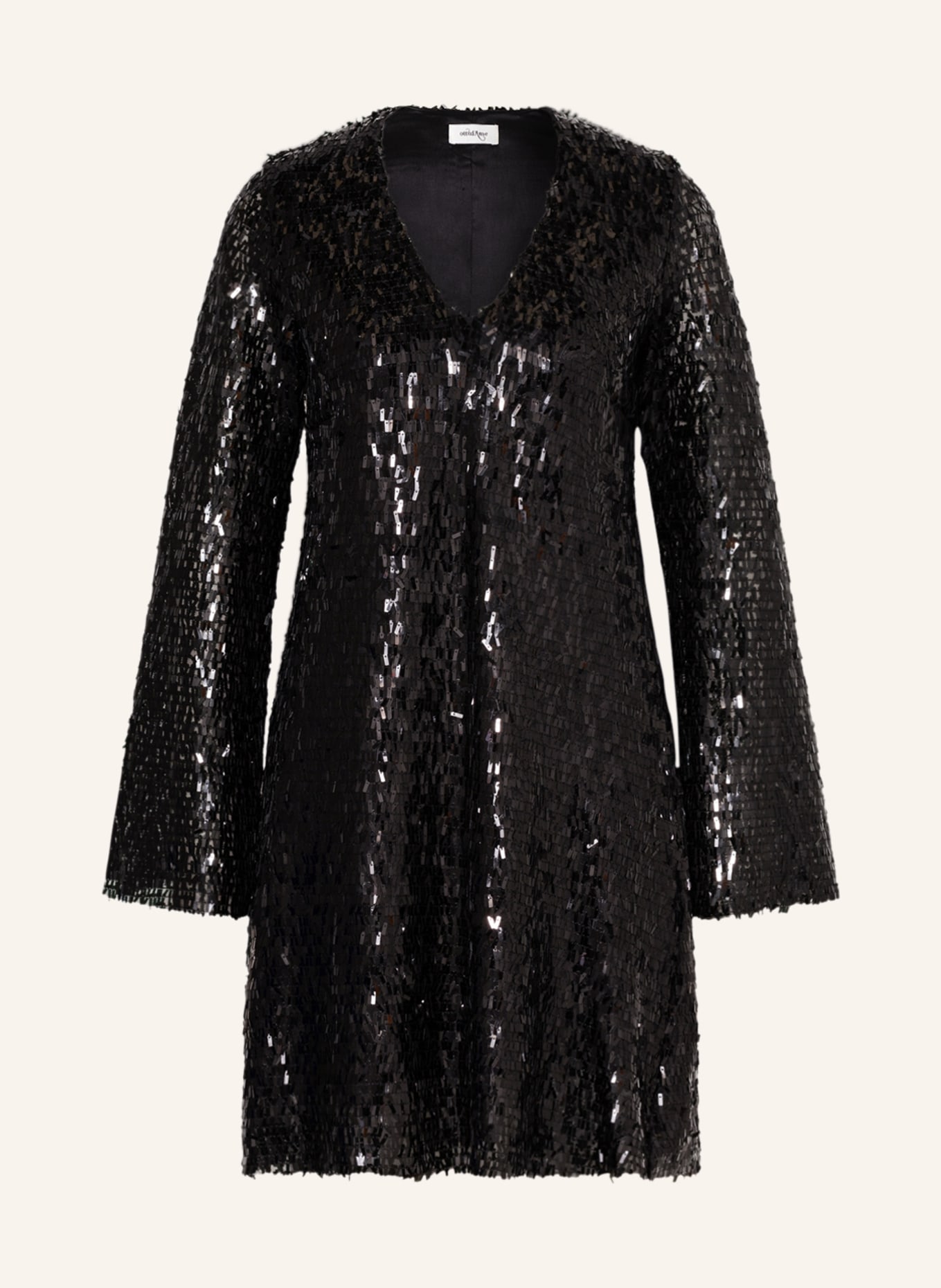 ottod'ame Dress with sequins, Color: BLACK (Image 1)