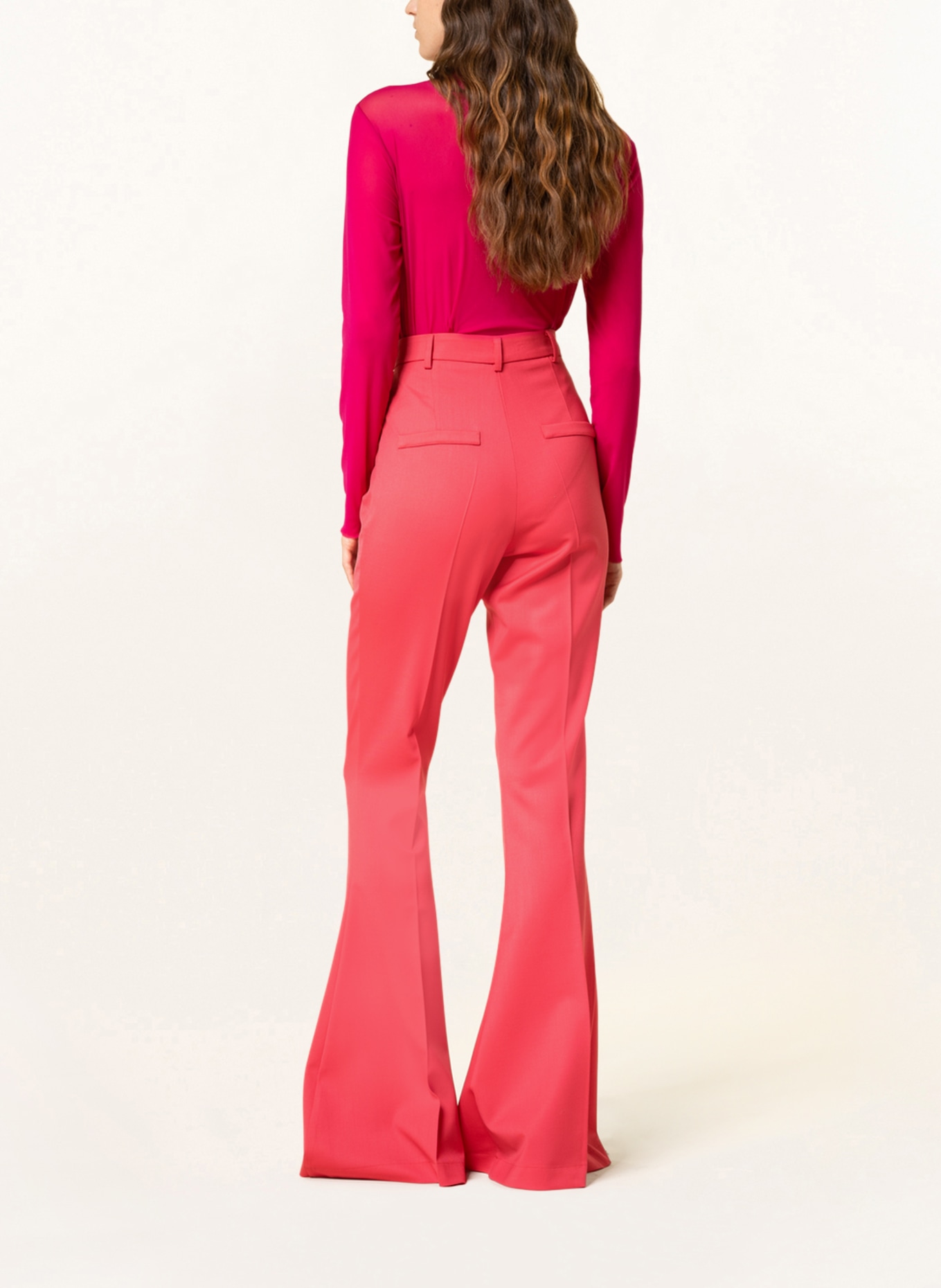 Hebe Studio Trousers BIANCA, Color: LIGHT RED (Image 3)