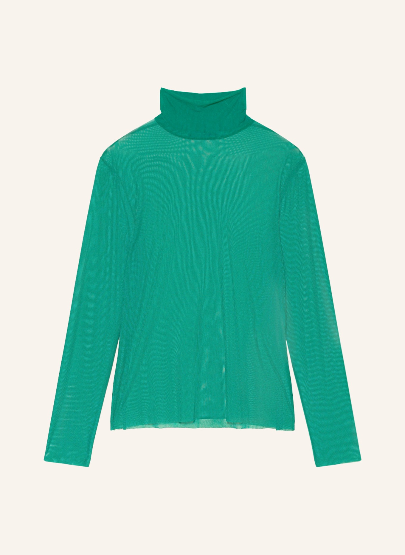 Hebe Studio Long sleeve shirt in mesh, Color: GREEN (Image 1)