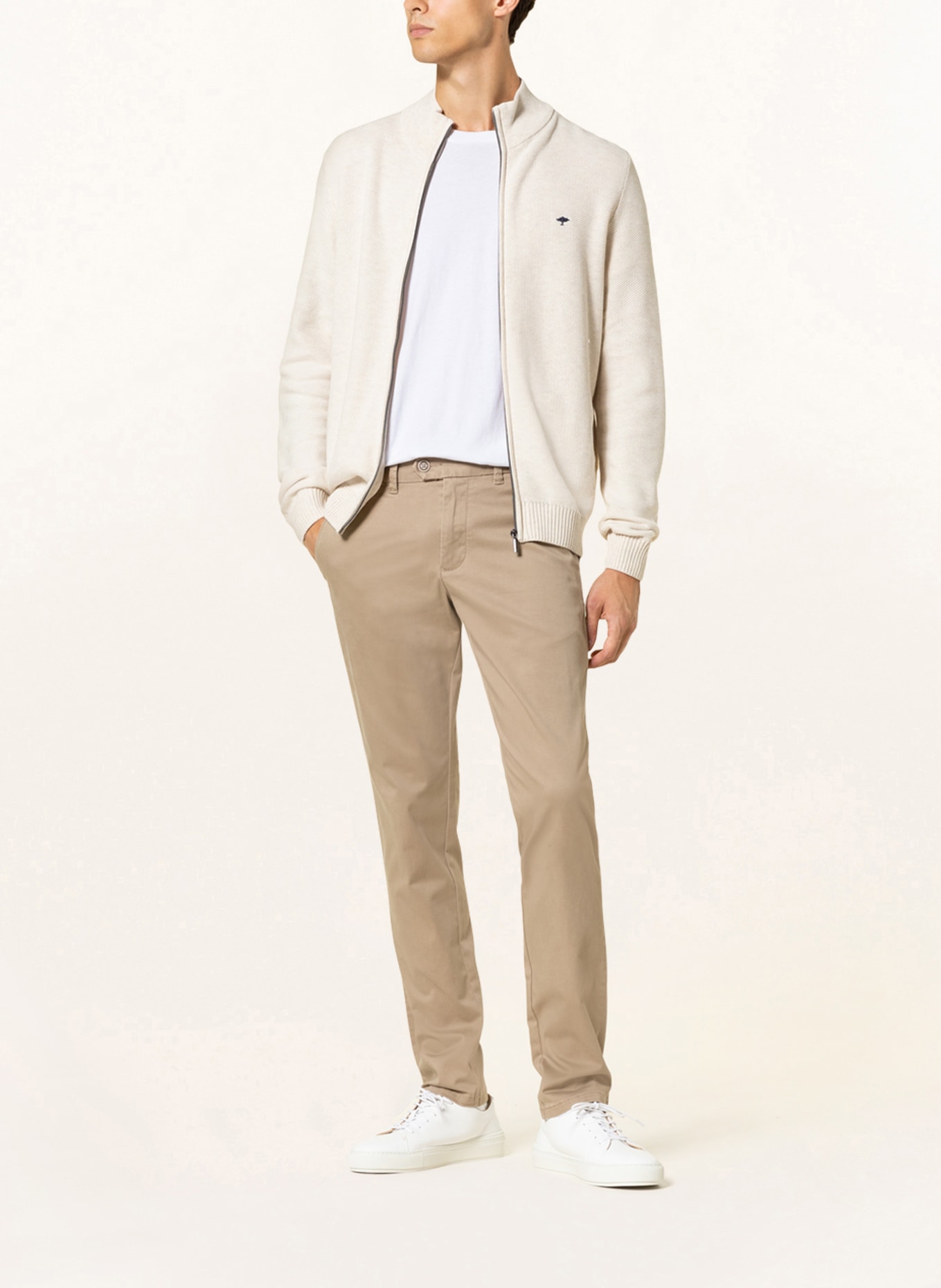 FYNCH-HATTON Chinos modern fit, Color: BEIGE (Image 2)