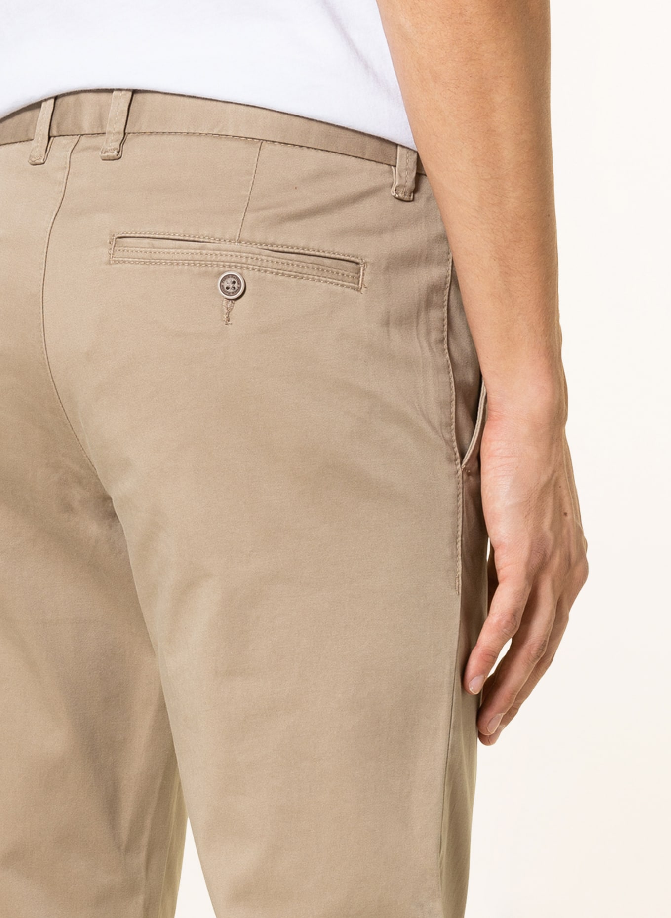 FYNCH-HATTON Chino kalhoty Modern Fit, Barva: BÉŽOVÁ (Obrázek 5)