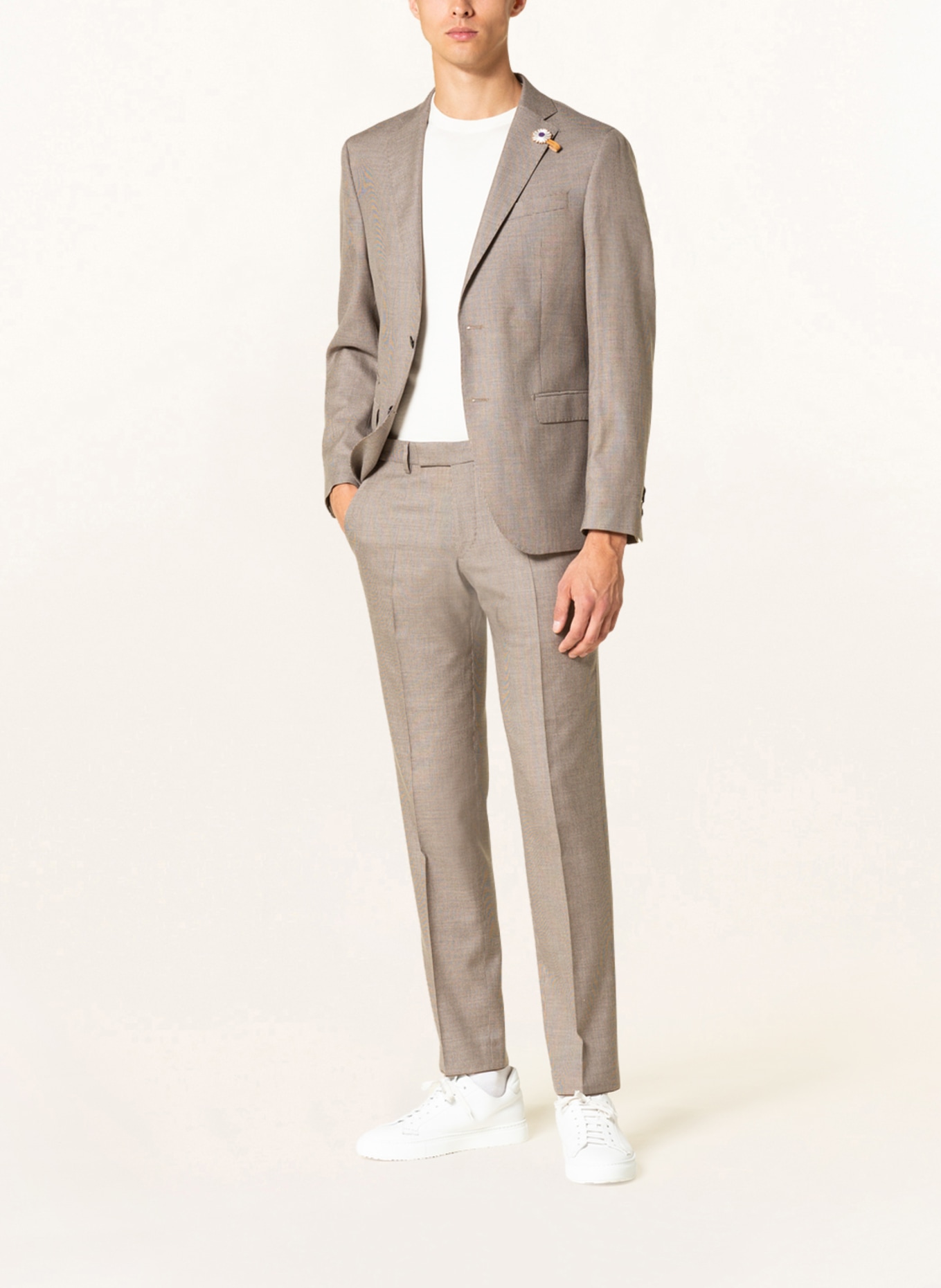 BALDESSARINI Suit trousers extra slim fit, Color: 1506 Wind Chime mel (Image 2)