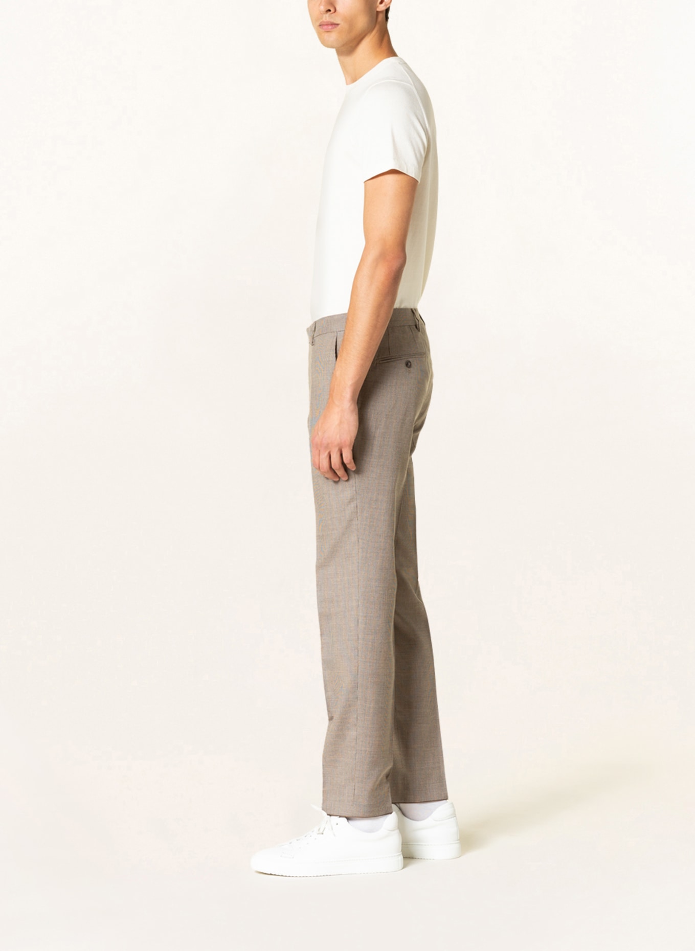 BALDESSARINI Spodnie garniturowe extra slim fit, Kolor: 1506 Wind Chime mel (Obrazek 5)