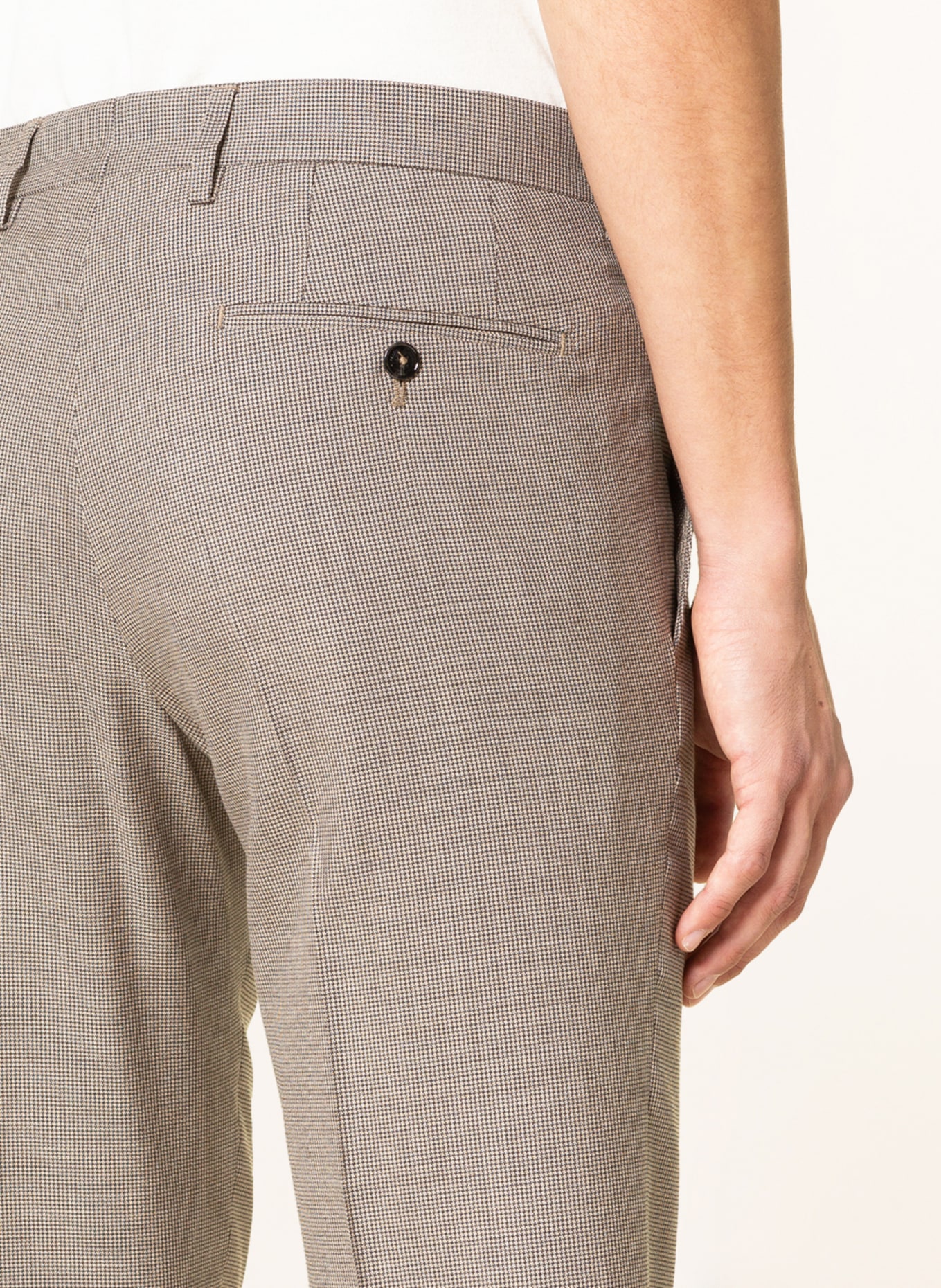 BALDESSARINI Spodnie garniturowe extra slim fit, Kolor: 1506 Wind Chime mel (Obrazek 6)