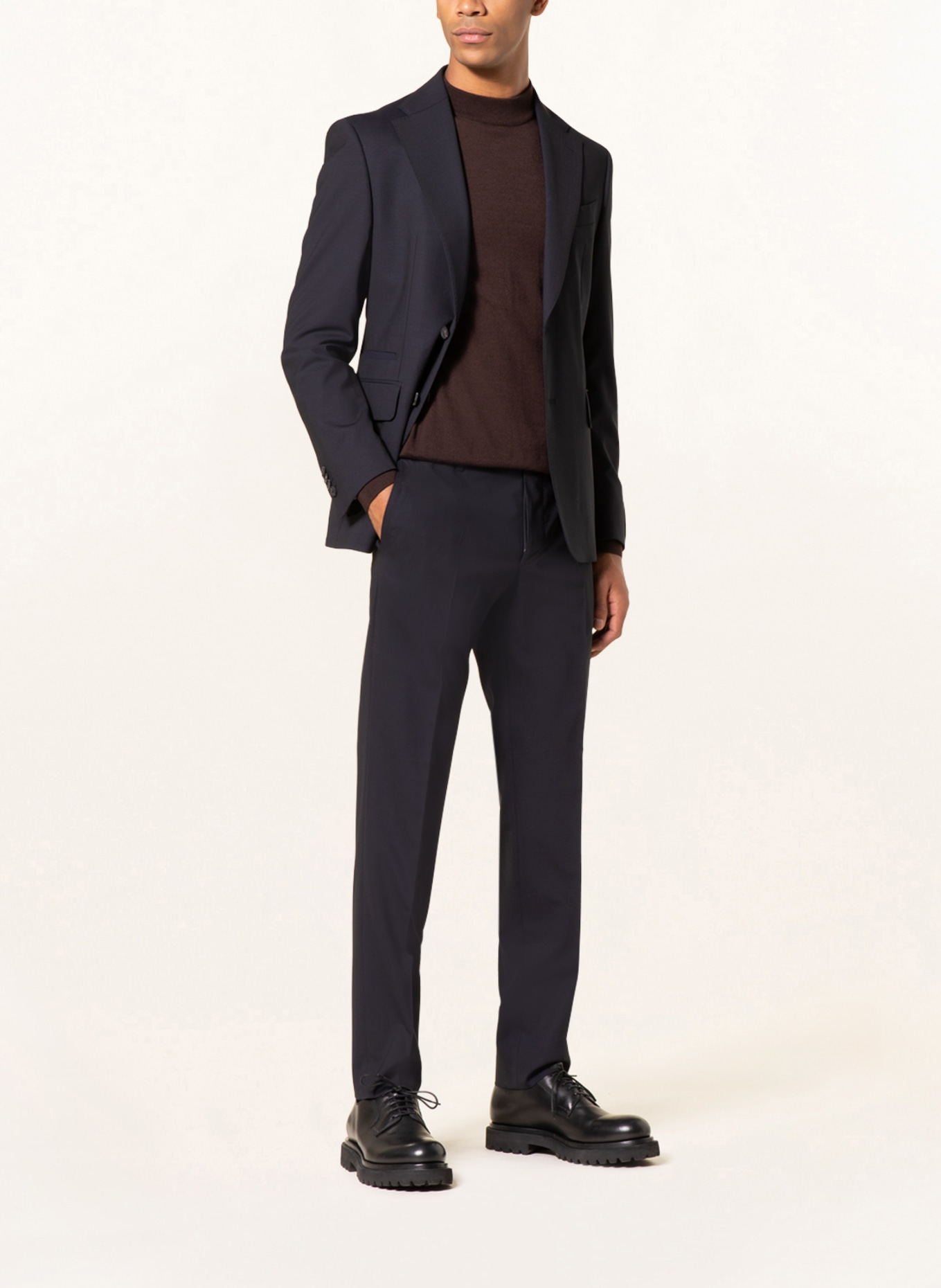 windsor. Suit trousers BENE shaped fit, Color: DARK BLUE (Image 2)