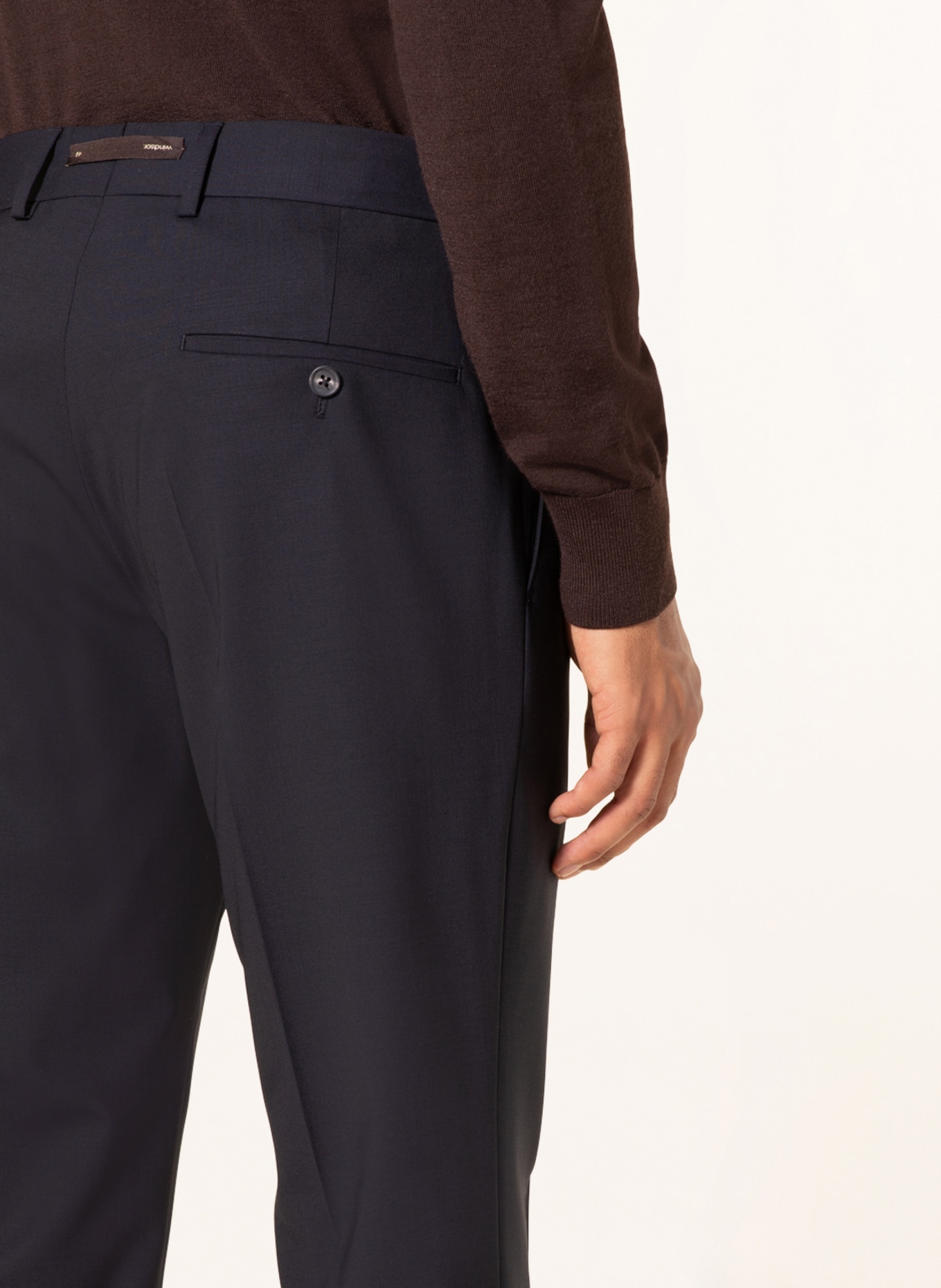 windsor. Suit trousers BENE shaped fit, Color: DARK BLUE (Image 6)