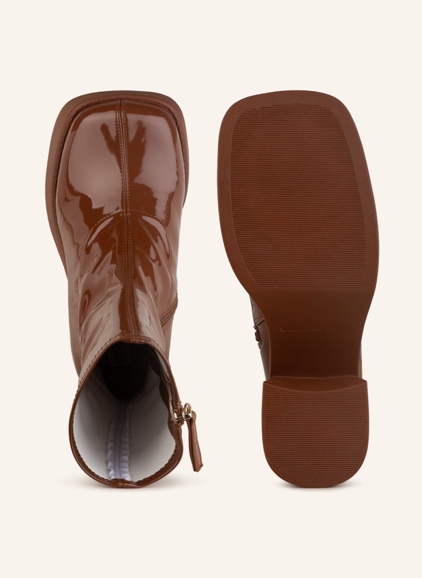 STEVE MADDEN Platform ankle boots OVERCAST, Color: COGNAC (Image 6)