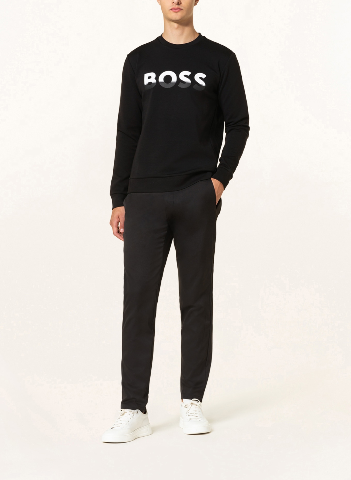 Hugo boss sales salbo sweatshirt black