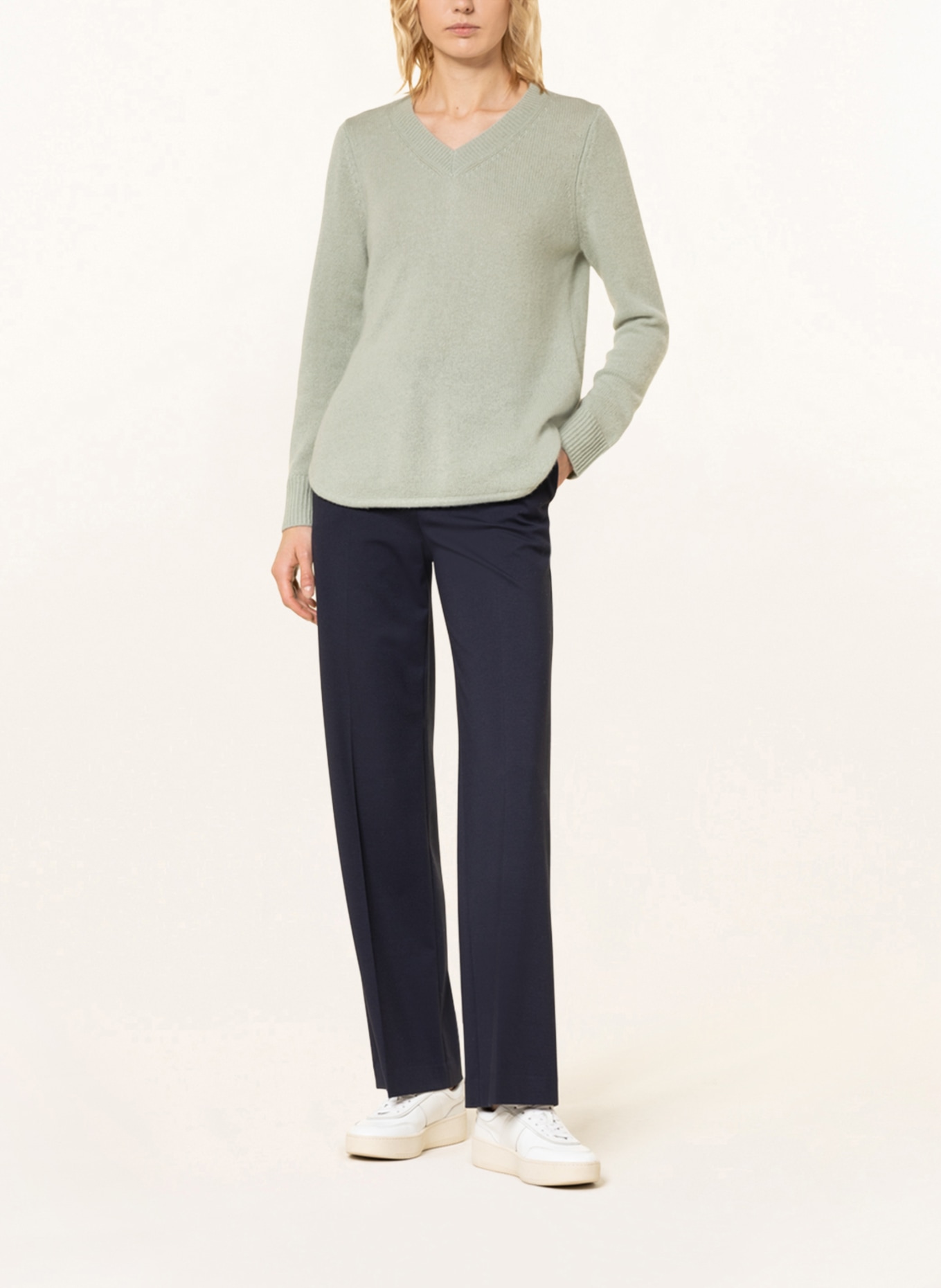 HEMISPHERE Cashmere-Pullover , Farbe: HELLGRÜN (Bild 2)