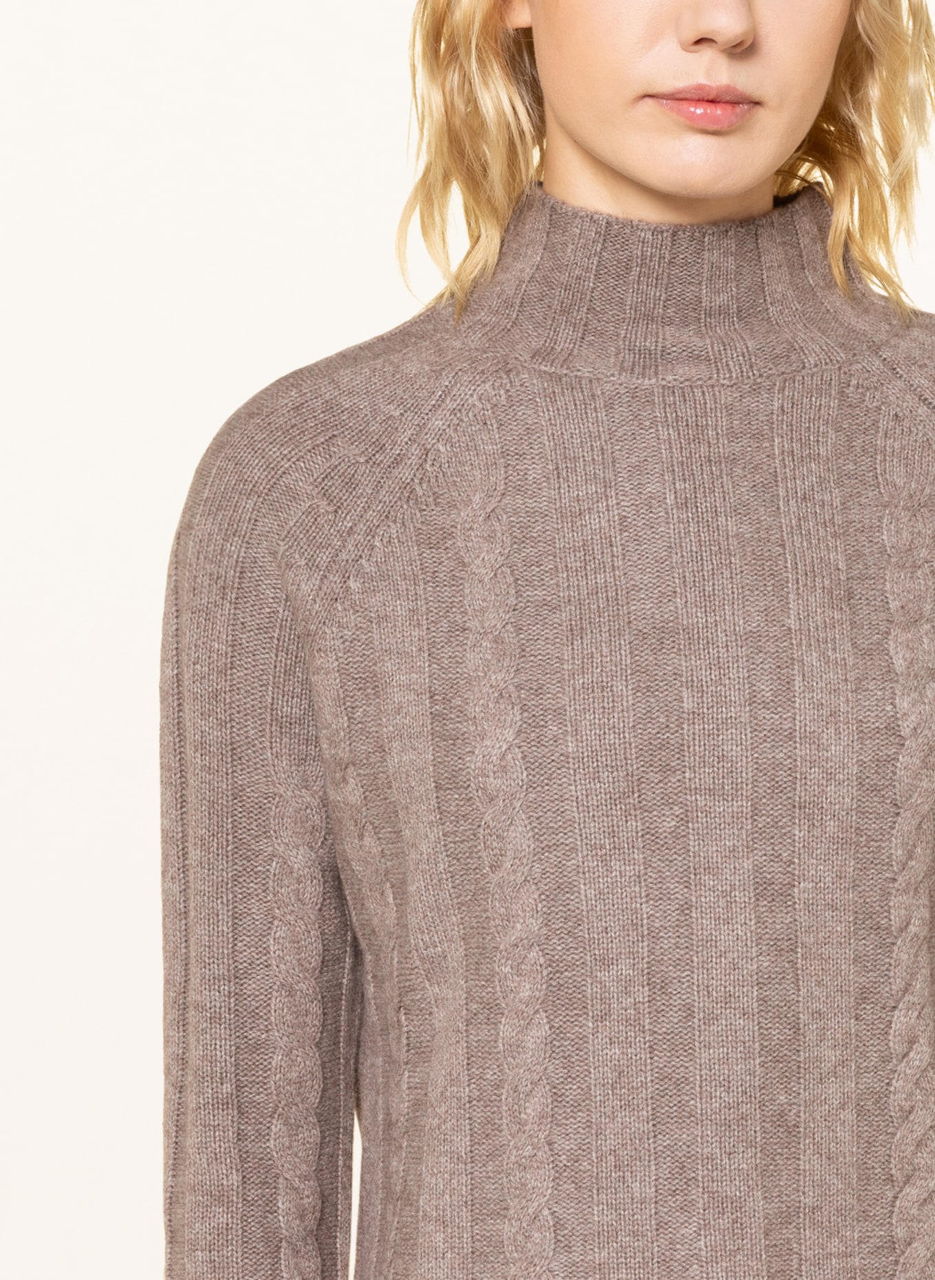 lilienfels Sweater with cashmere , Color: TAUPE (Image 4)
