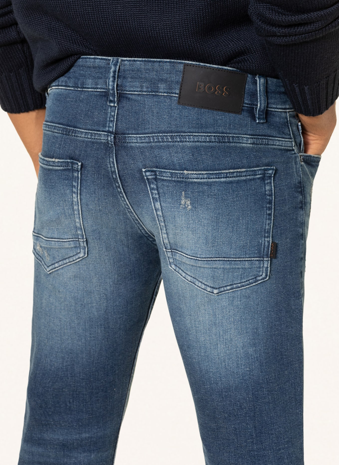BOSS Jeans DELAWARE slim Fit, Color: 419 NAVY (Image 5)