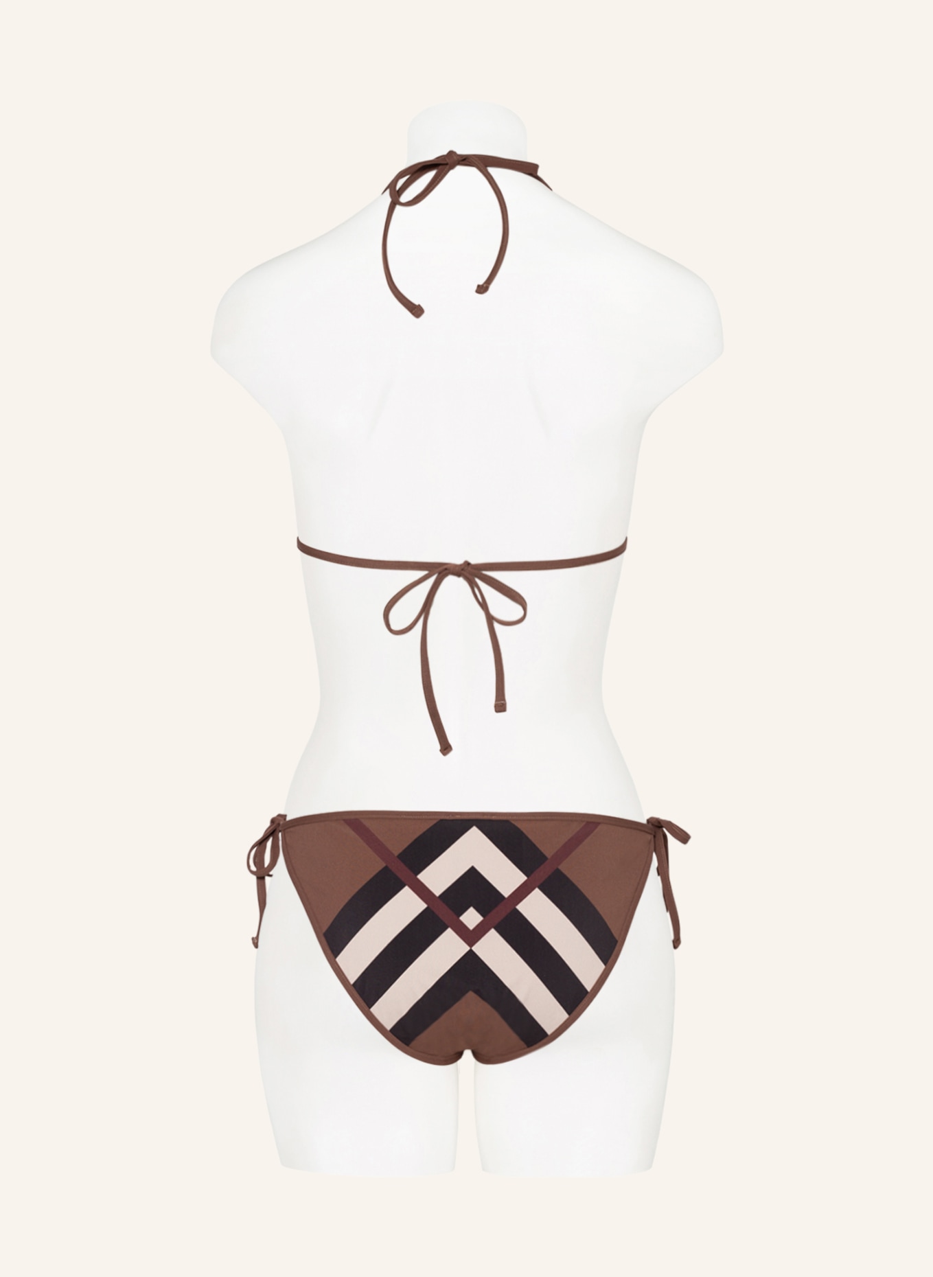 BURBERRY Triangel-Bikini COBB, Farbe: BRAUN/ HELLBRAUN/ SCHWARZ (Bild 3)