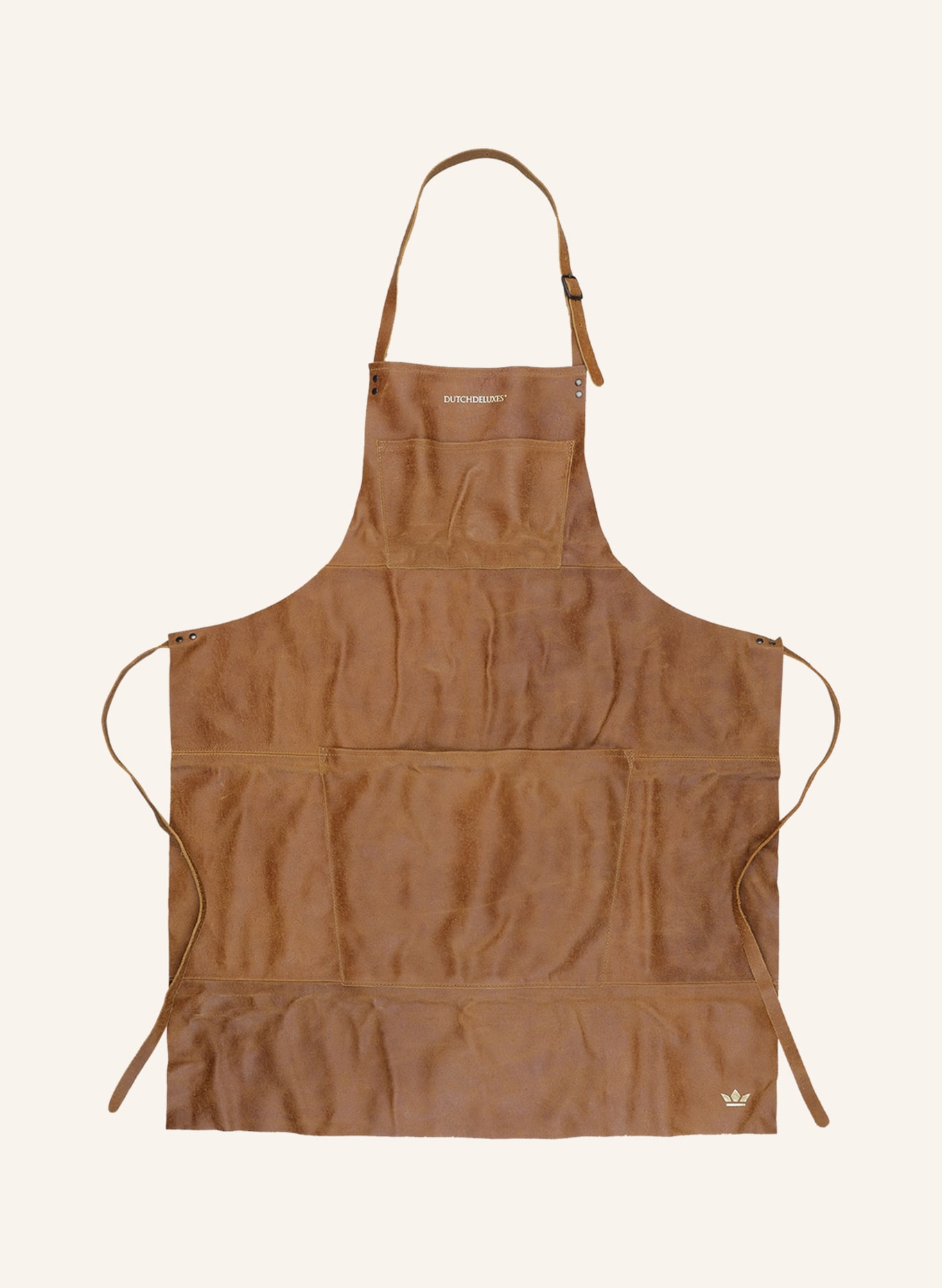 DUTCHDELUXES Apron, Color: CAMEL (Image 1)