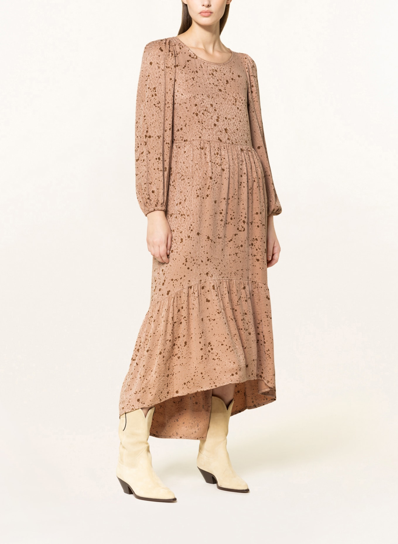 LOVJOI Kleid AUDREYANA, Farbe: ROSÉ/ BRAUN (Bild 2)