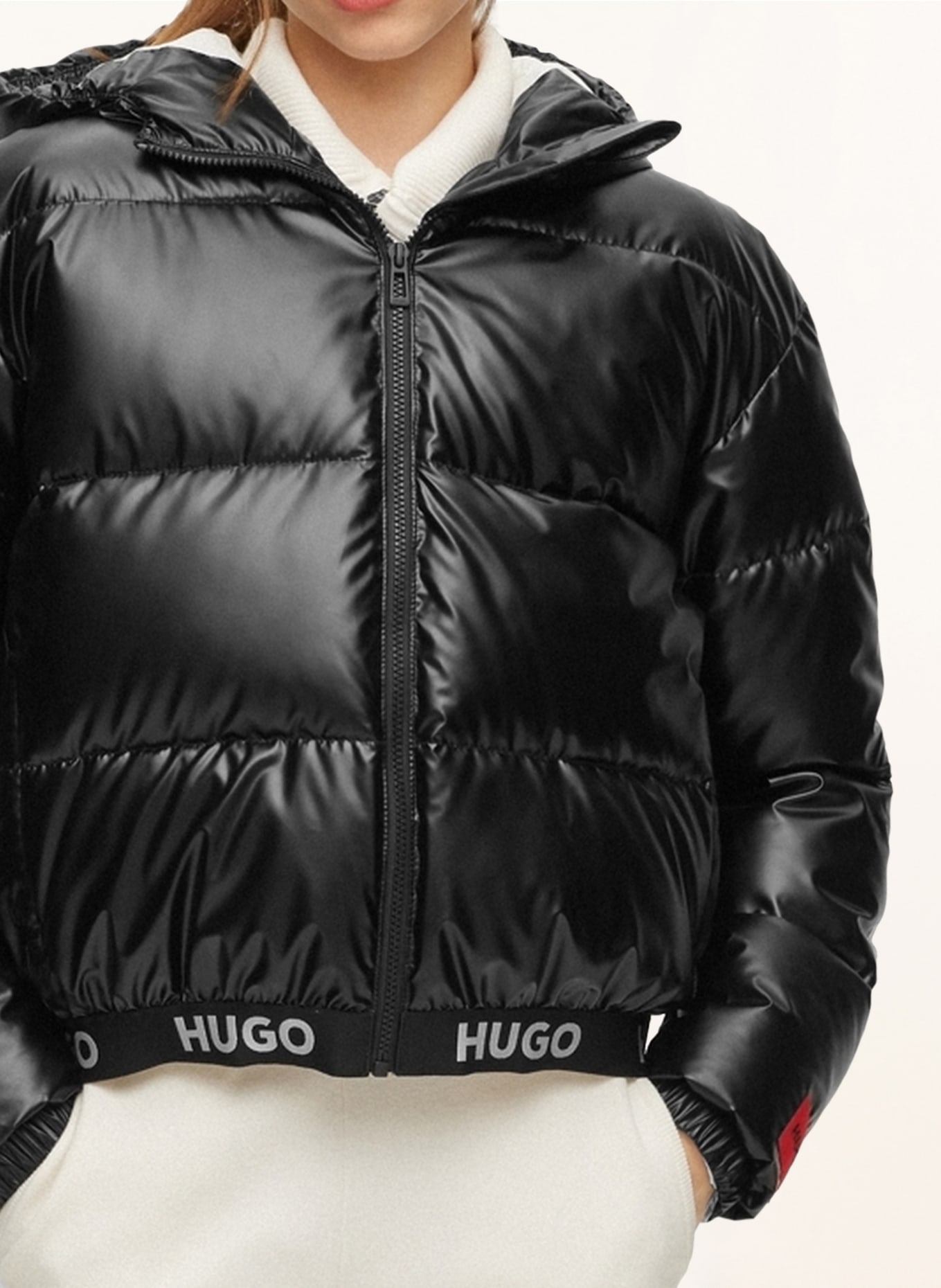HUGO Quilted jacket FARYNE , Color: BLACK (Image 2)