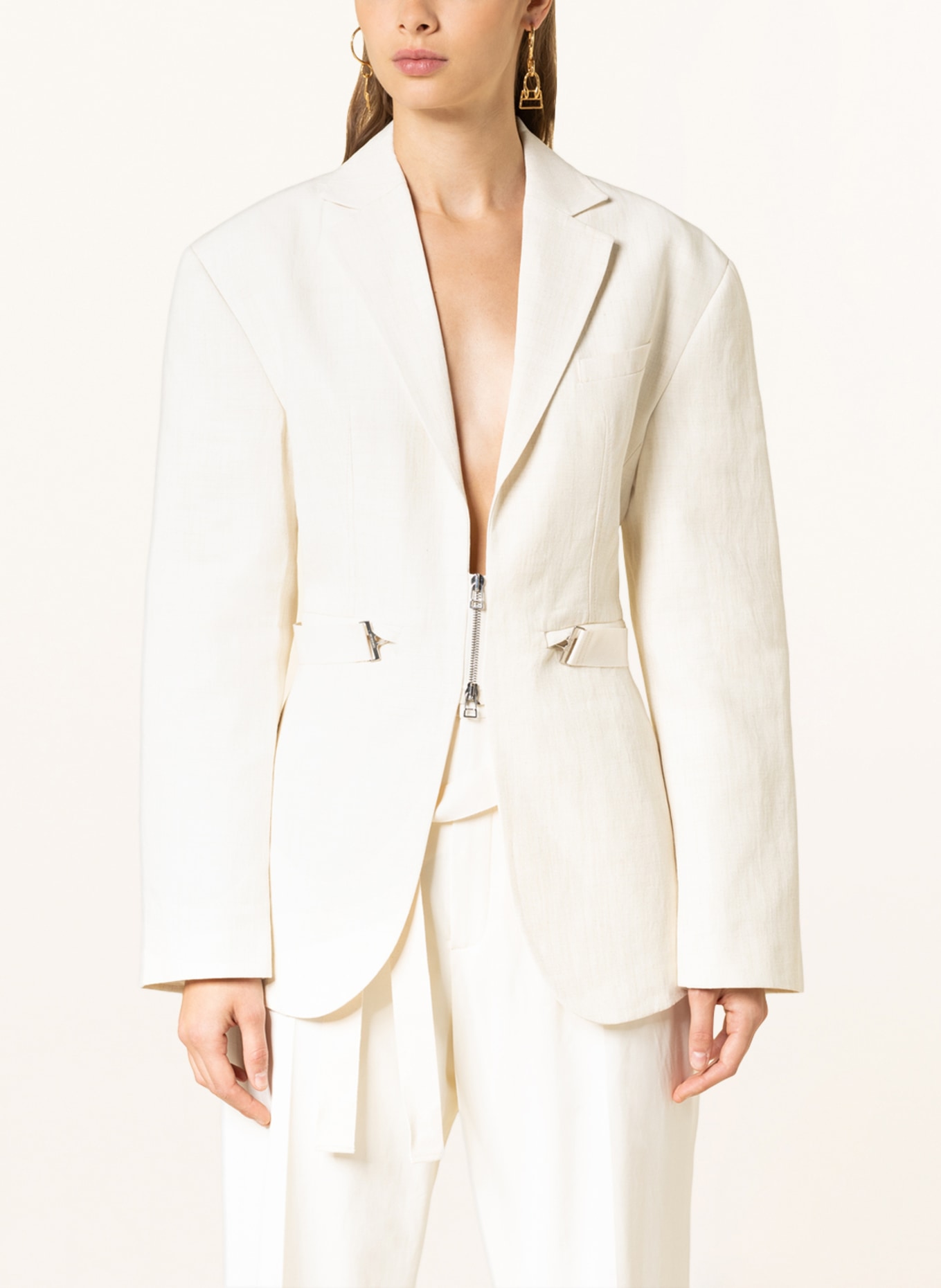 Jacquemus white blazer outlet