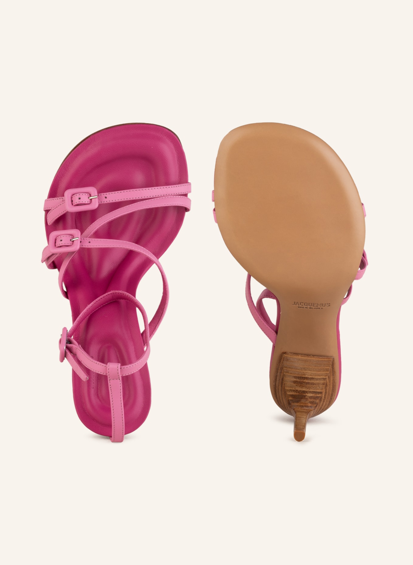 JACQUEMUS Sandals LES SANDALES CAMARGUE, Color: PINK (Image 5)