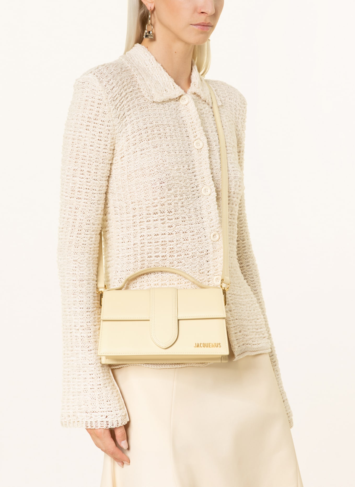 JACQUEMUS Umhängetasche LE GRAND BAMBINO, Farbe: ECRU (Bild 4)