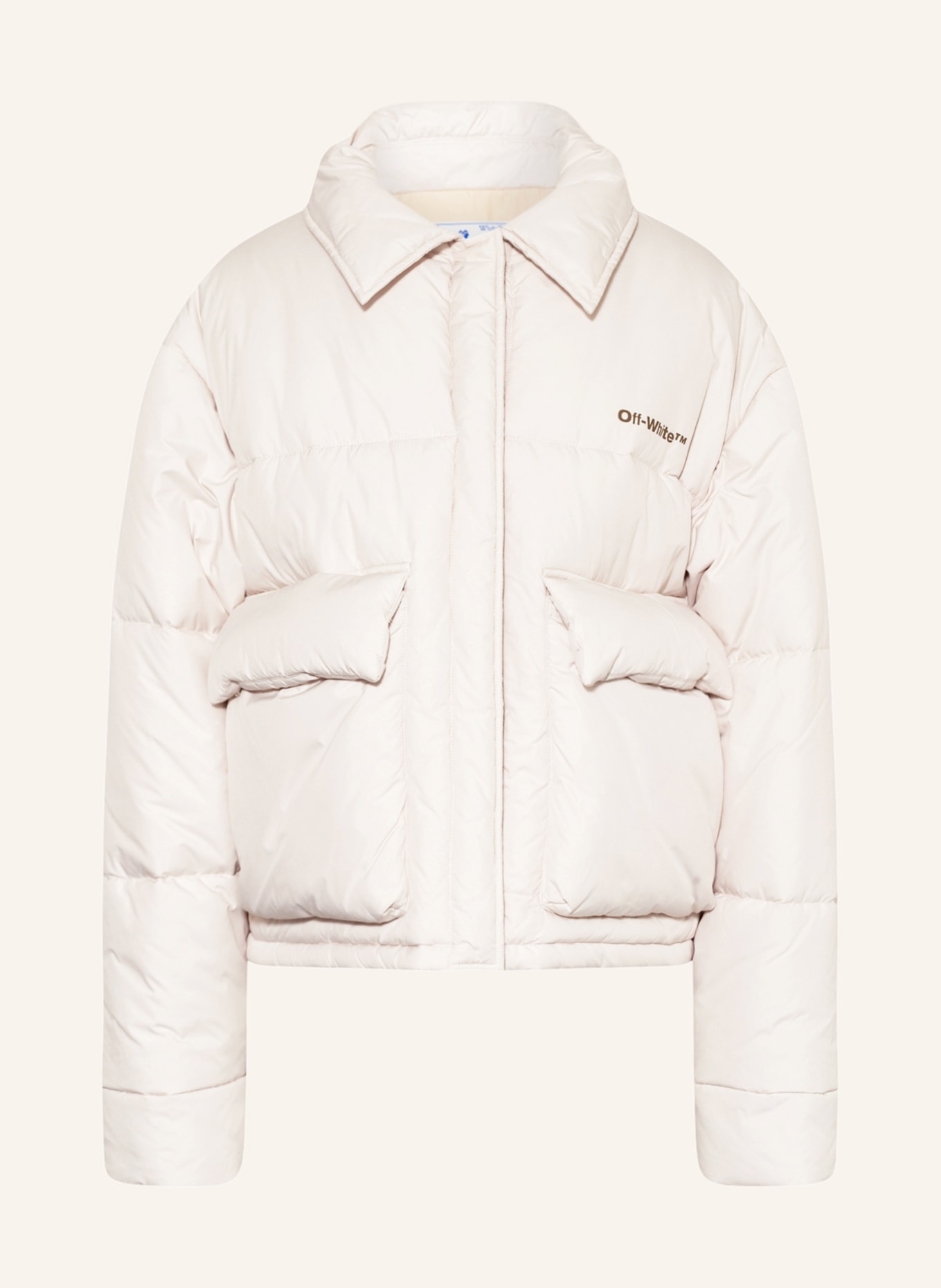 Off-White Quilted jacket, Color: CREAM (Image 1)